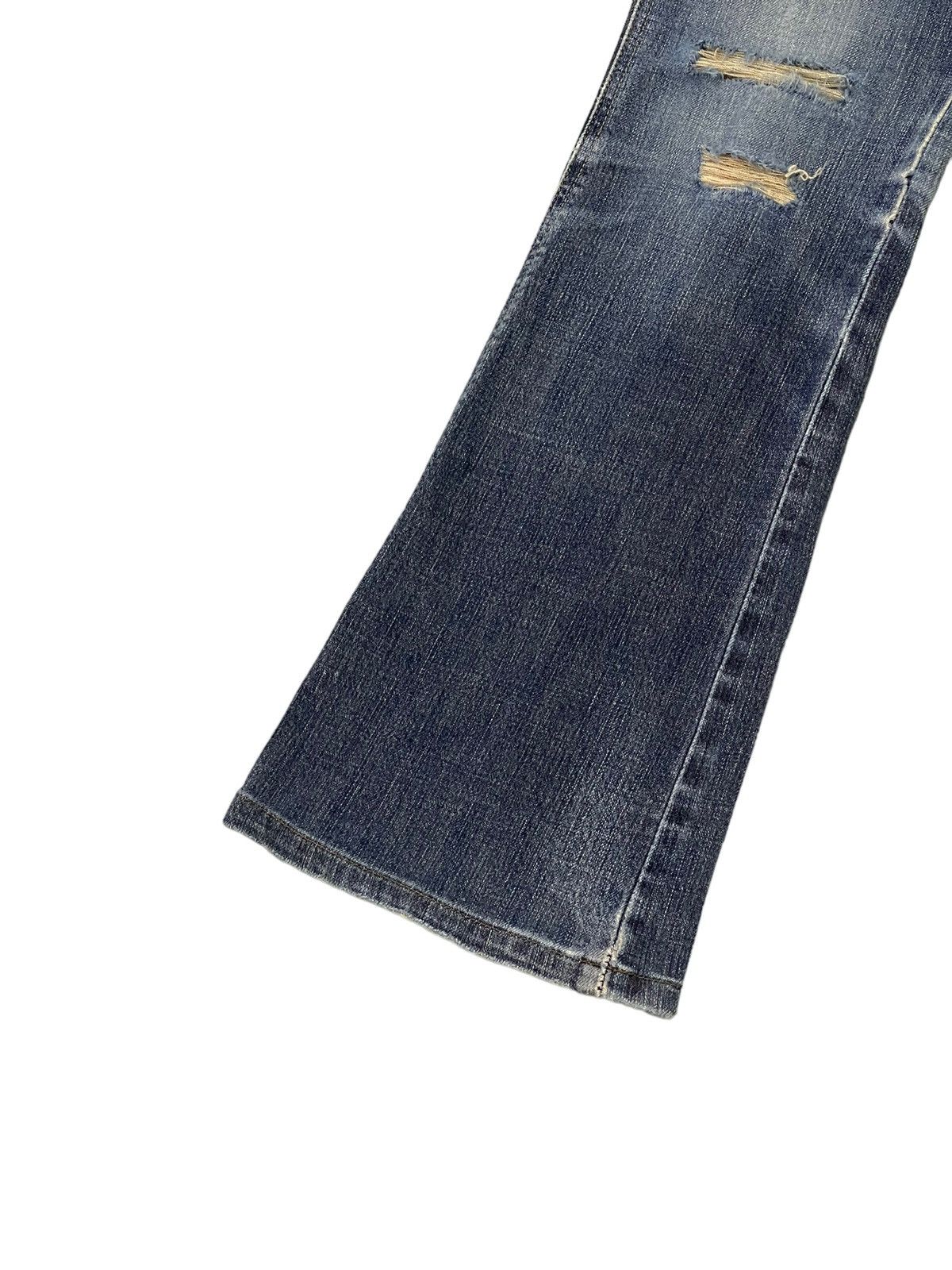 Edwin Flare Jeans Edwin Japan Stretch Distress Boot Cut 6🟦2 Size US 30 / EU 46 - 5 Thumbnail