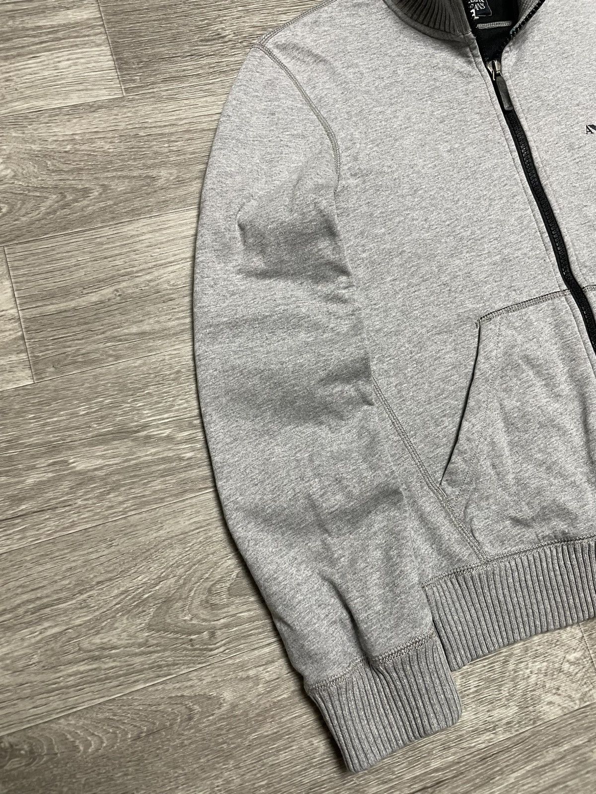 Armani ARMANI JEANS FULL ZIP UP SWEATSHIRT WITH AJ LOGO IN GREY Size US S / EU 44-46 / 1 - 6 Thumbnail