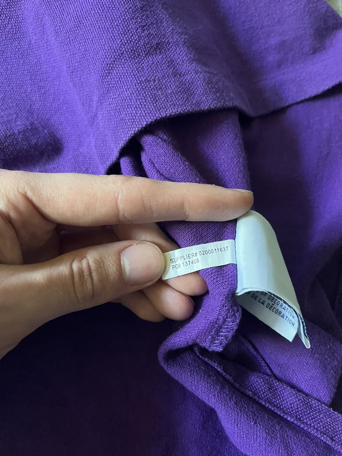 Polo Ralph Lauren × Vintage Vintage Polo Ralph Lauren purple basic polo T-shirt Size US L / EU 52-54 / 3 - 7 Thumbnail