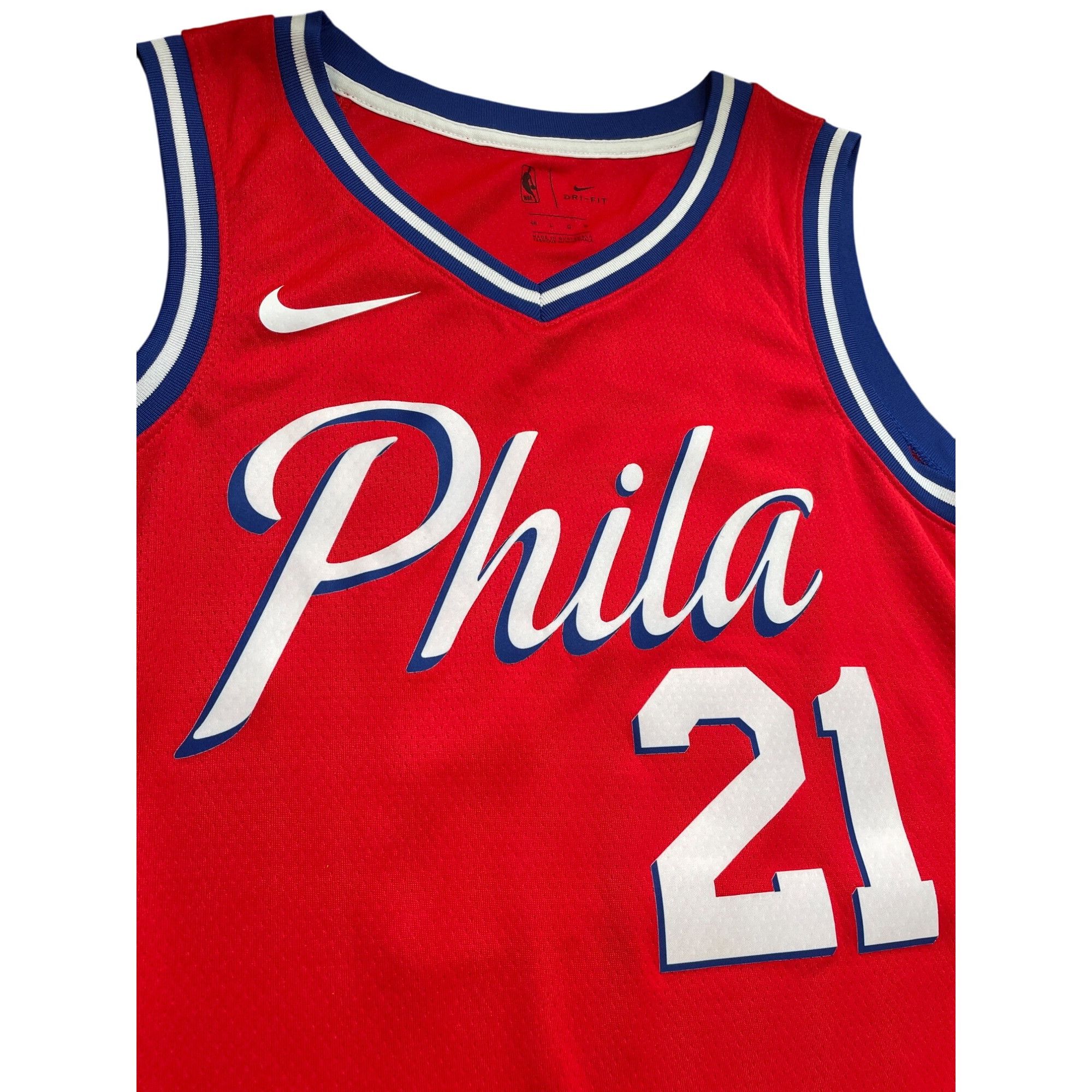 Nike Nike NBA Philadelphia 76ers Embiid Swingman Red Jersey Size Size US L / EU 52-54 / 3 - 3 Thumbnail