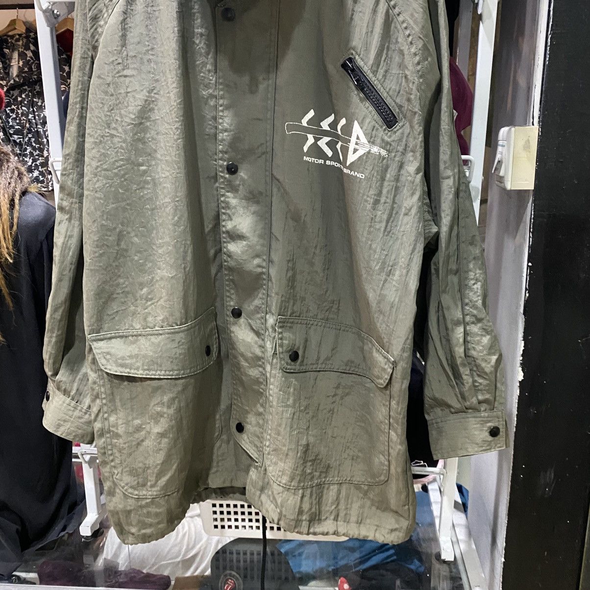 Japanese Brand × Vintage Vintage 90s SEED MOTOR SPORTS BRAND Big Logo Light Jackets Size US XL / EU 56 / 4 - 5 Thumbnail