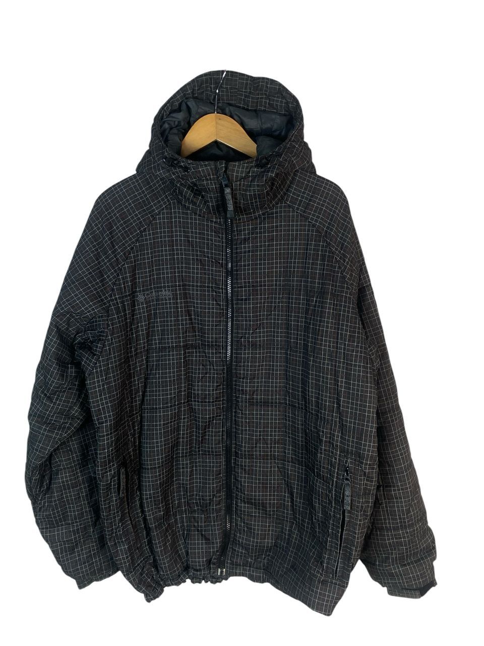 Columbia Colombia down puffer hoodie zipper jacket Size US XL / EU 56 / 4 - 1 Thumbnail