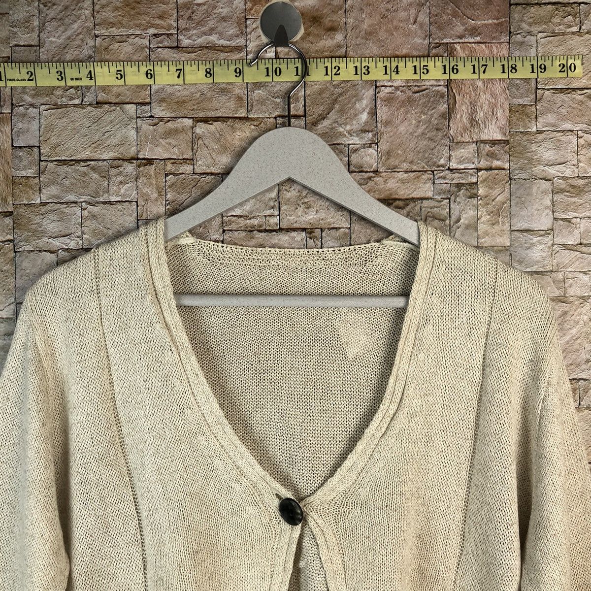 Homespun Knitwear × Japanese Brand Quttammagine Brown vintage Cardigan Knitwear #A1228 Size M / US 6-8 / IT 42-44 - 4 Thumbnail