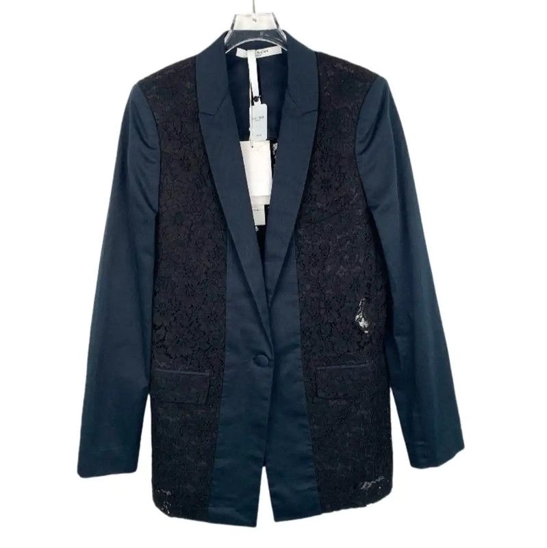 Givenchy Givenchy Color Block Cotton Women's Jacket 0089 Size S / US 4 / IT 40 - 1 Thumbnail
