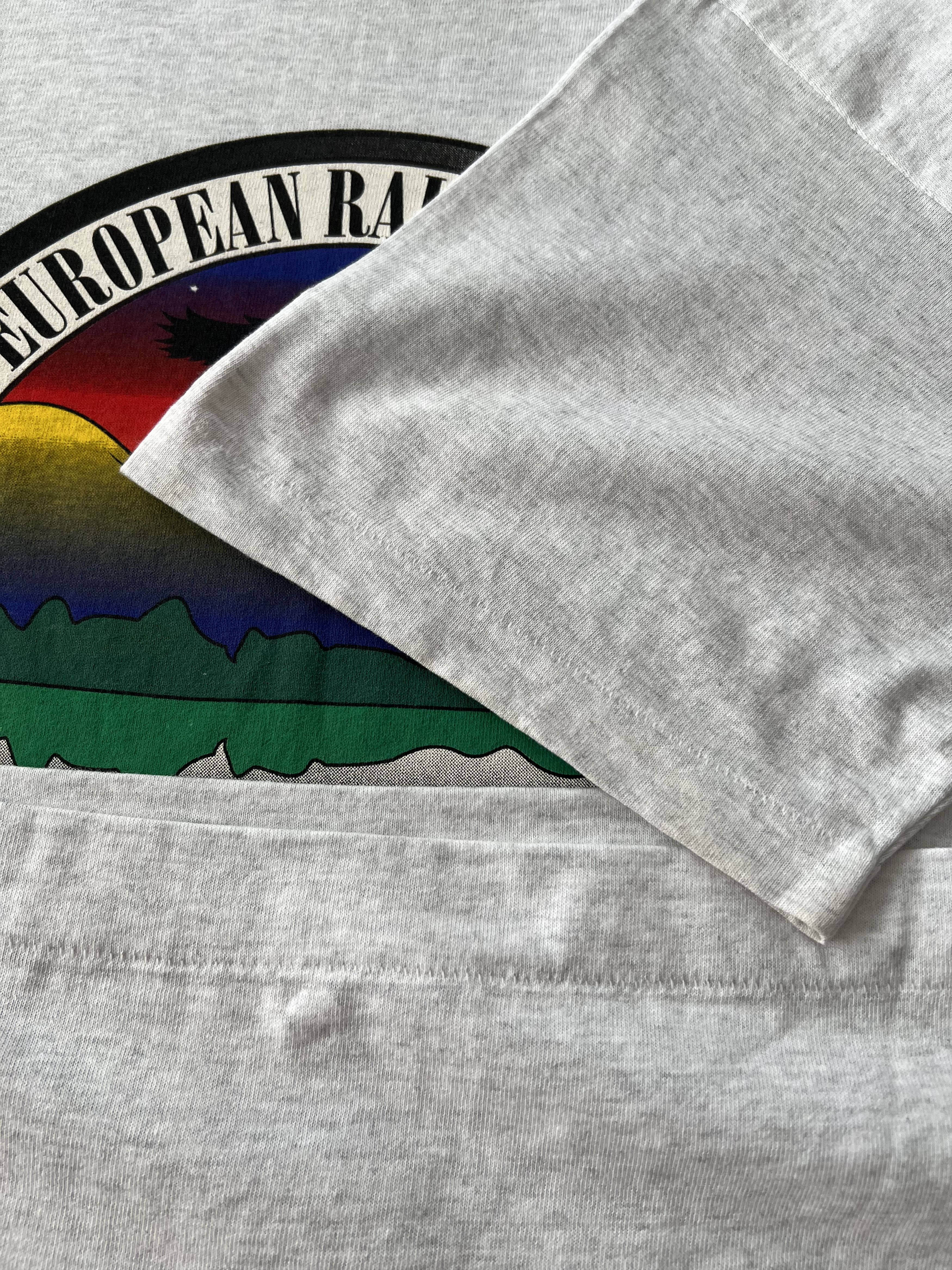 Harley Davidson Vintage 1996 Harley Davidson Rally Eagle Gray T-shirt Size US XL / EU 56 / 4 - 6 Thumbnail