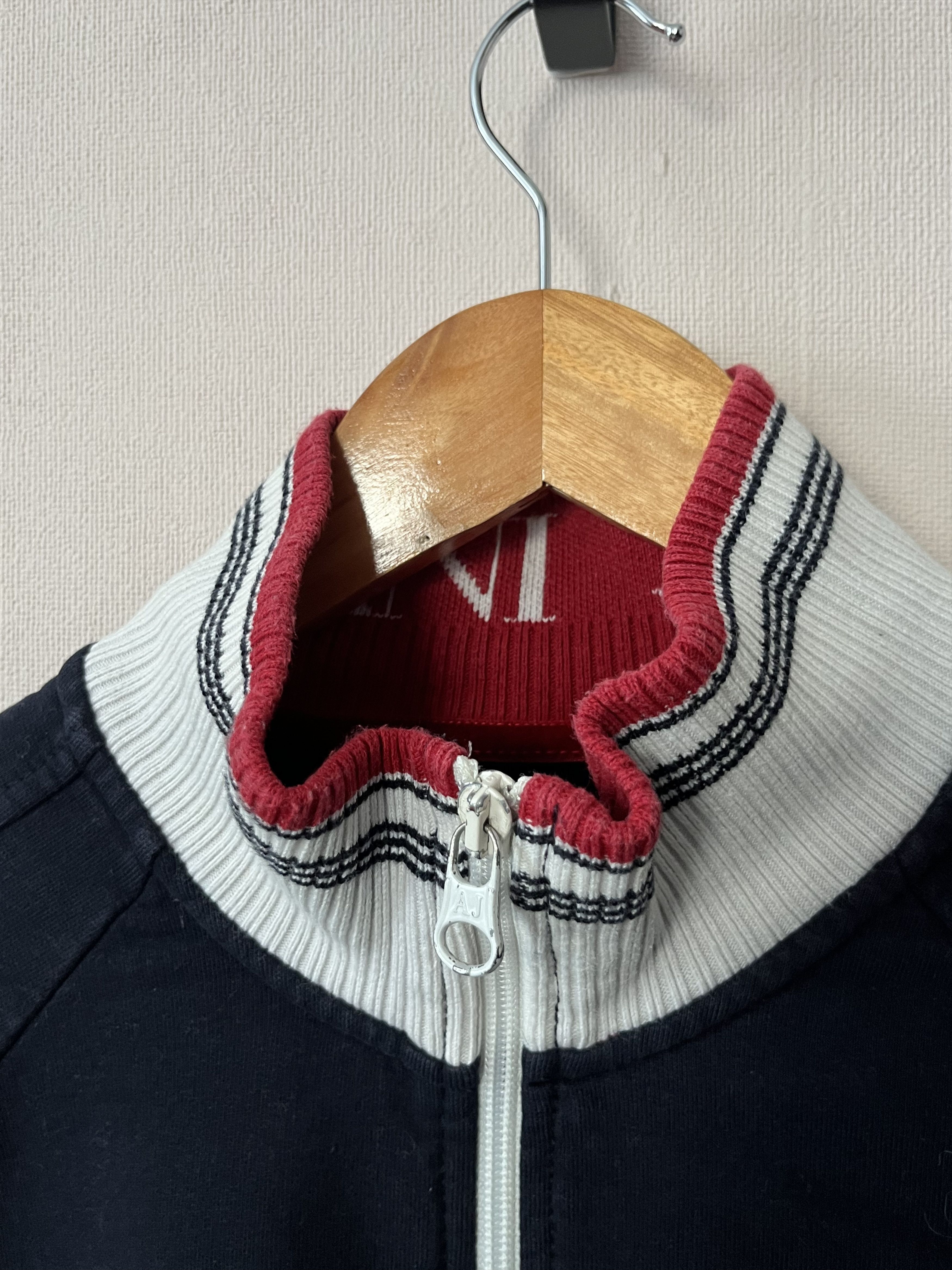 Armani Armani Jeans Vintage AJ Zip Sweatshirt Track Jacket Blue Size US L / EU 52-54 / 3 - 6 Thumbnail