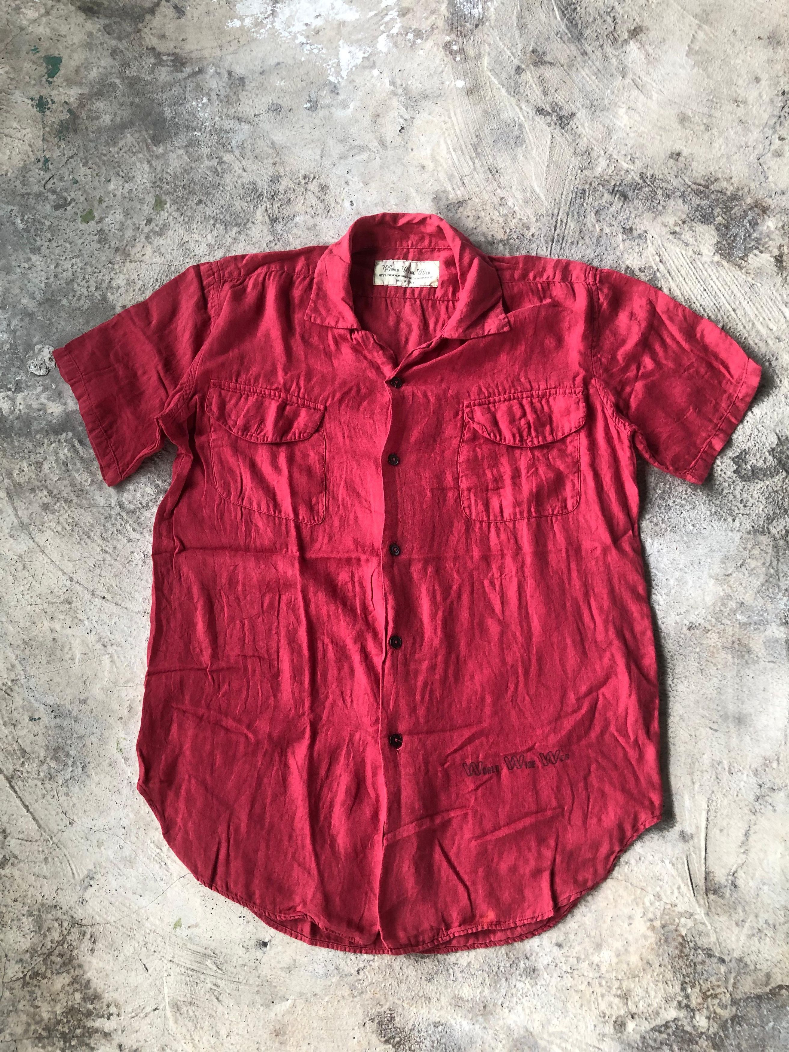 Boneville × C.P. Company 🔥 Ultra Rare 🔥 world Wide Web Button up Shirt Size US S / EU 44-46 / 1 - 1 Thumbnail