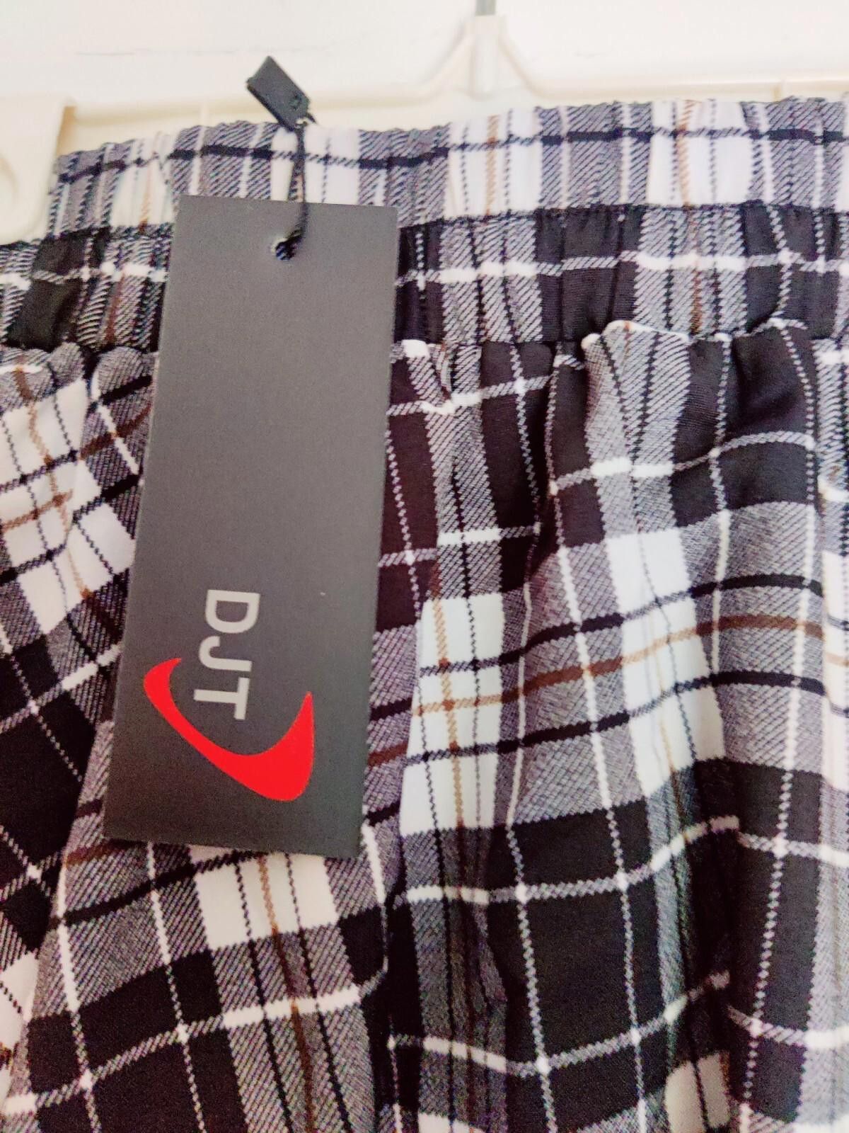 Other DJT Plaid Mini Skirt W/ Shorts Under Size Small S Womens Bla Size 28" / US 6 / IT 42 - 4 Thumbnail