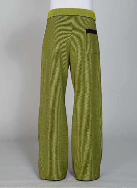 Marni o1w1db11024 Wide Leg Trouser in Green Size US 34 / EU 50 - 2 Thumbnail
