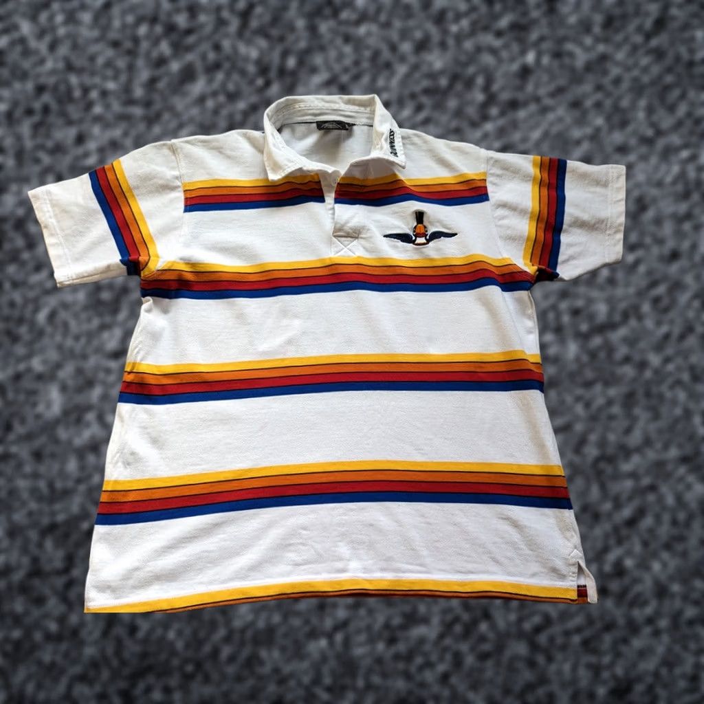 Vintage Guinness Stripe Polo Shirt Mens L Size US L / EU 52-54 / 3 - 1 Thumbnail