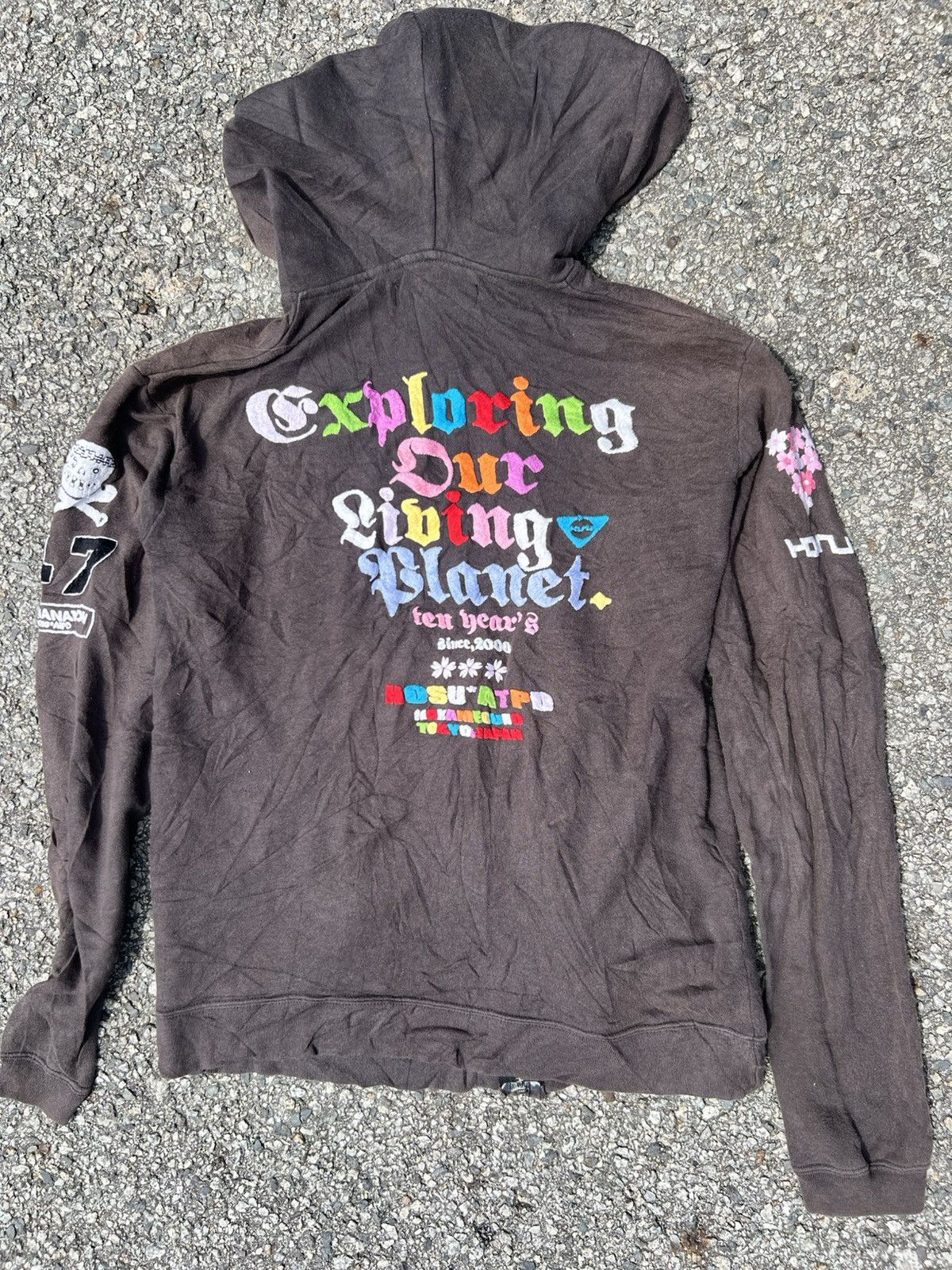 Designer × Japanese Brand Hosu ATPD Sun Faded Hoodie Size S / US 4 / IT 40 - 9 Thumbnail