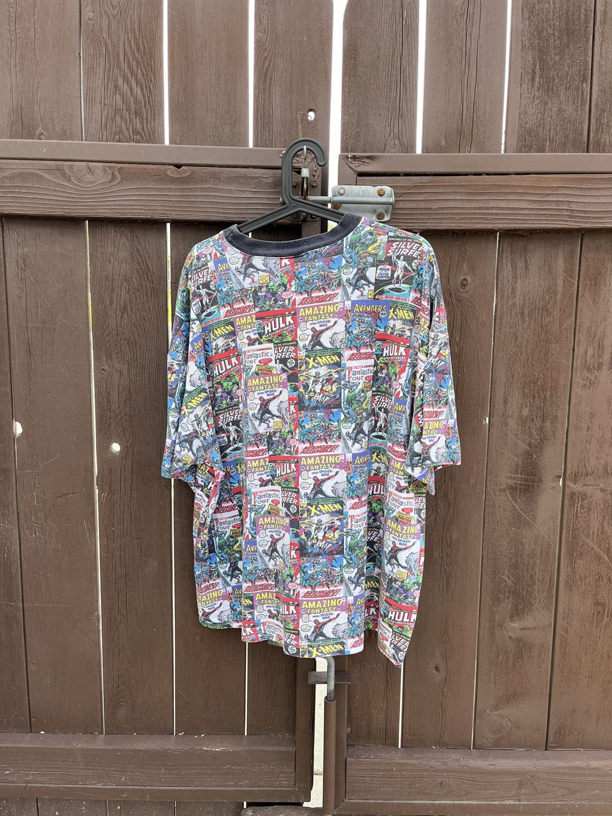 Vintage vintage all over print comic tee Size US XL / EU 56 / 4 - 4 Thumbnail
