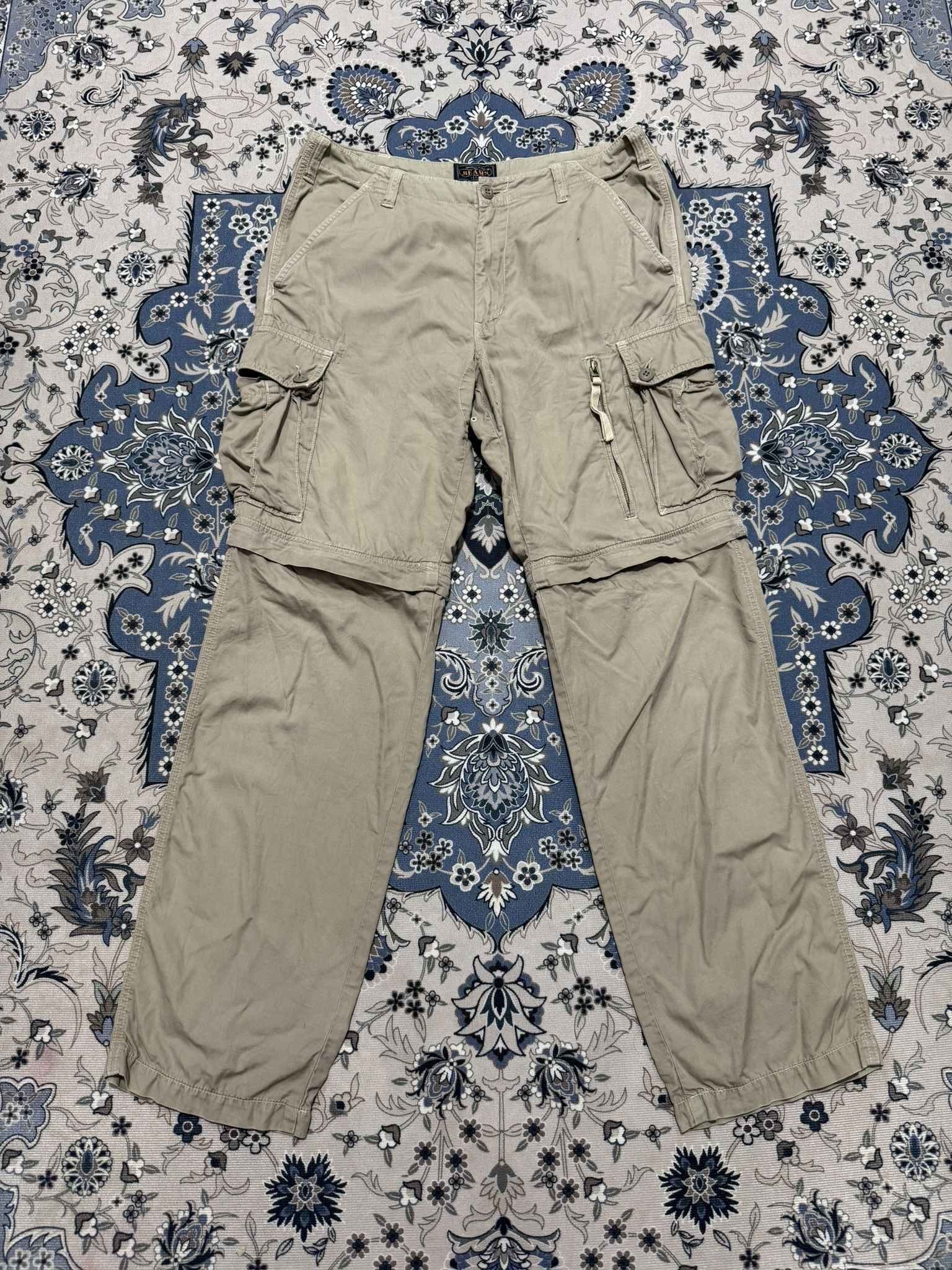 Beams Plus × Beauty Beast × If Six Was Nine Beams Plus Japan Cargo Pocket Tactical Pants Sun Faded Size US 34 / EU 50 - 1 Thumbnail