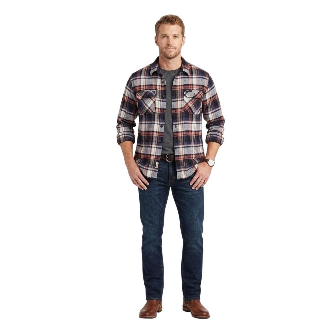 Other Outdoor Life Plaid Flannel Shacket Shirt Button down Outdoor Size US L / EU 52-54 / 3 - 5 Thumbnail