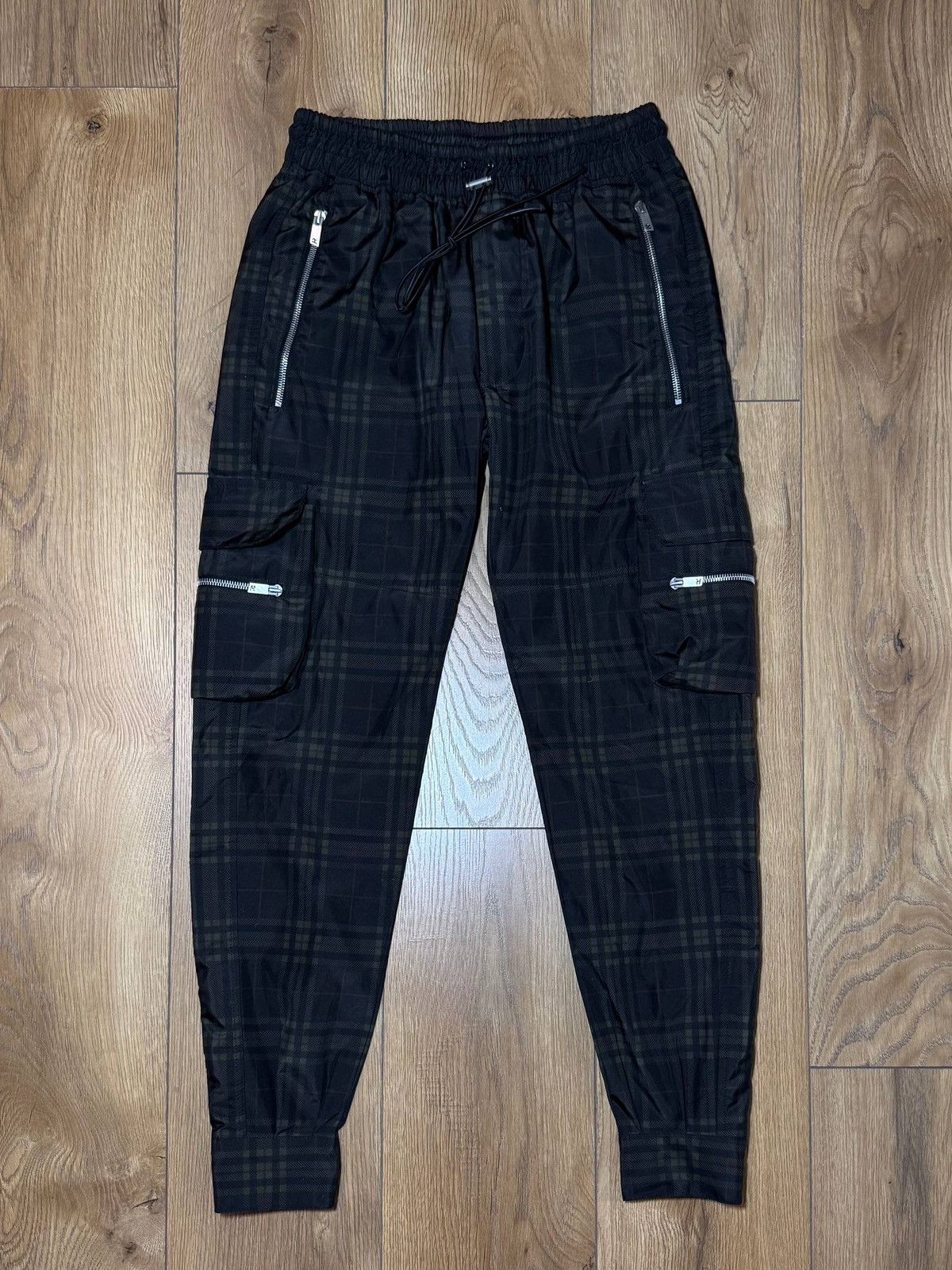 Represent Clo. Men’s Represent Cargo Pants Green/Black Streetwear y2k Size US 30 / EU 46 - 4 Thumbnail