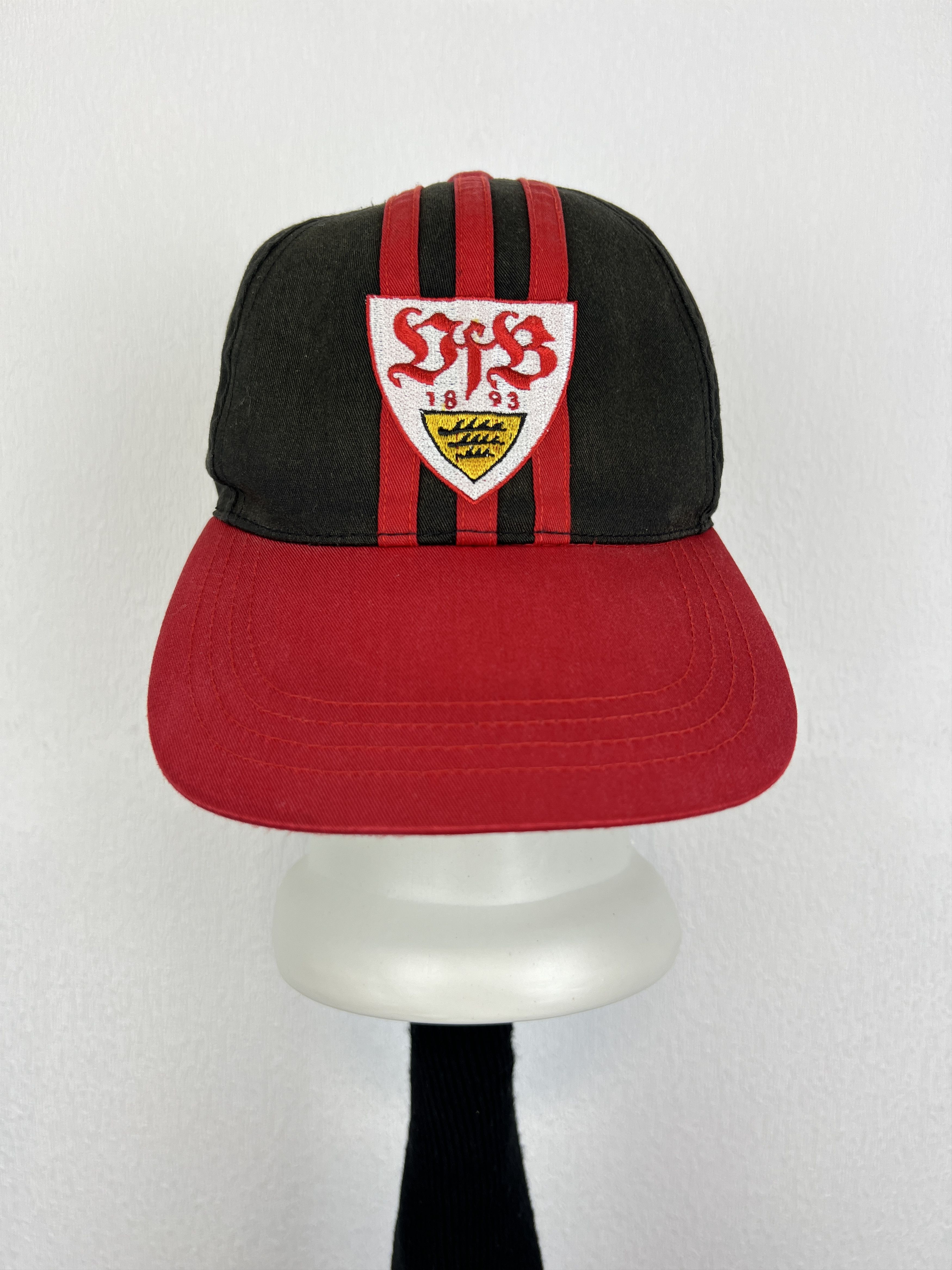 Adidas Vintage 90's Stuttgart Football Cap Soccer Hat Snapback Size ONE SIZE - 2 Thumbnail