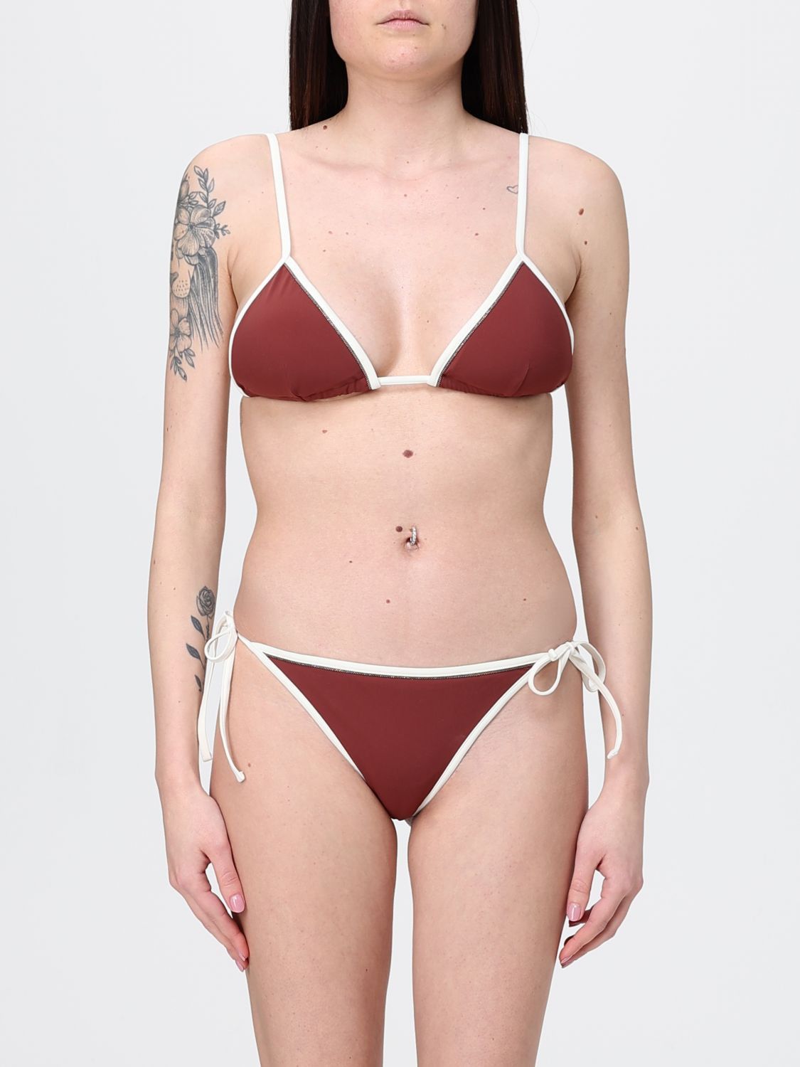 Brunello Cucinelli Brunello Cucinelli Swimsuit Woman Red Size M / US 6-8 / IT 42-44 - 1 Thumbnail