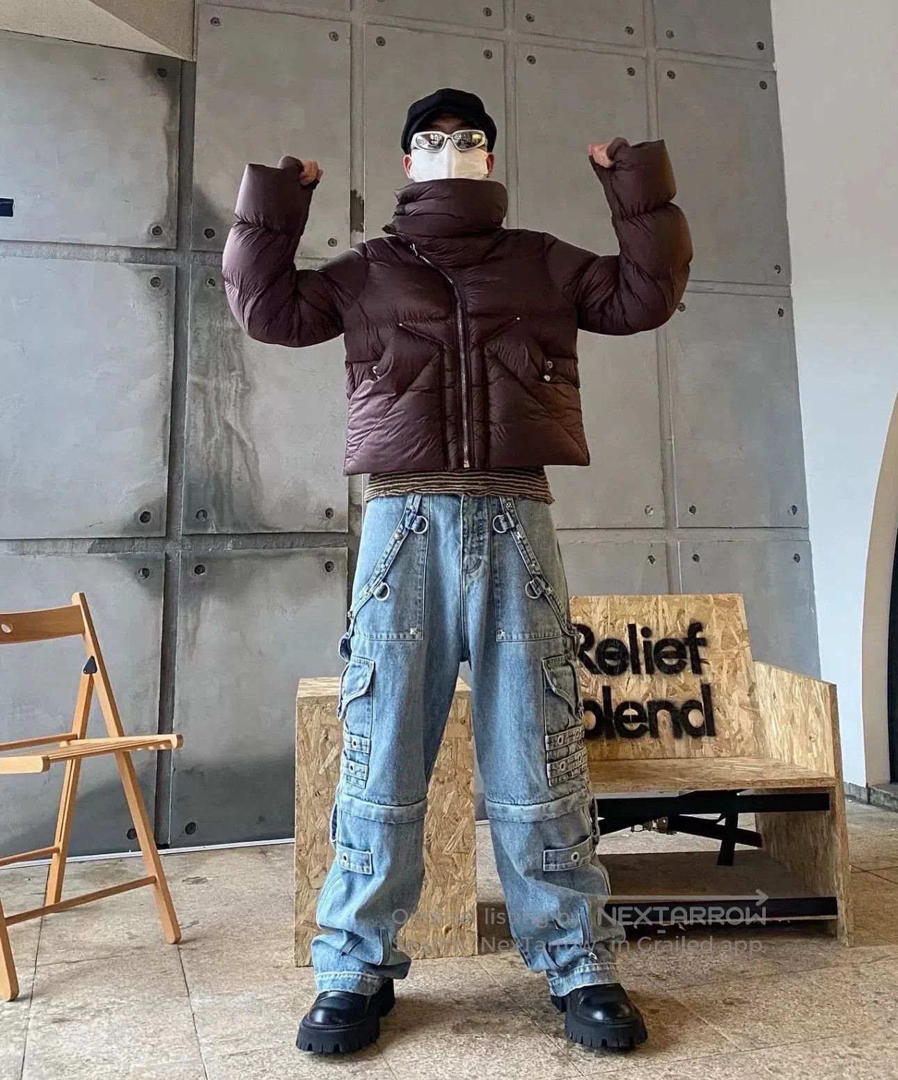 Balenciaga balenciaga raver baggy denim cargo pants. Size US 32 / EU 48 - 4 Thumbnail