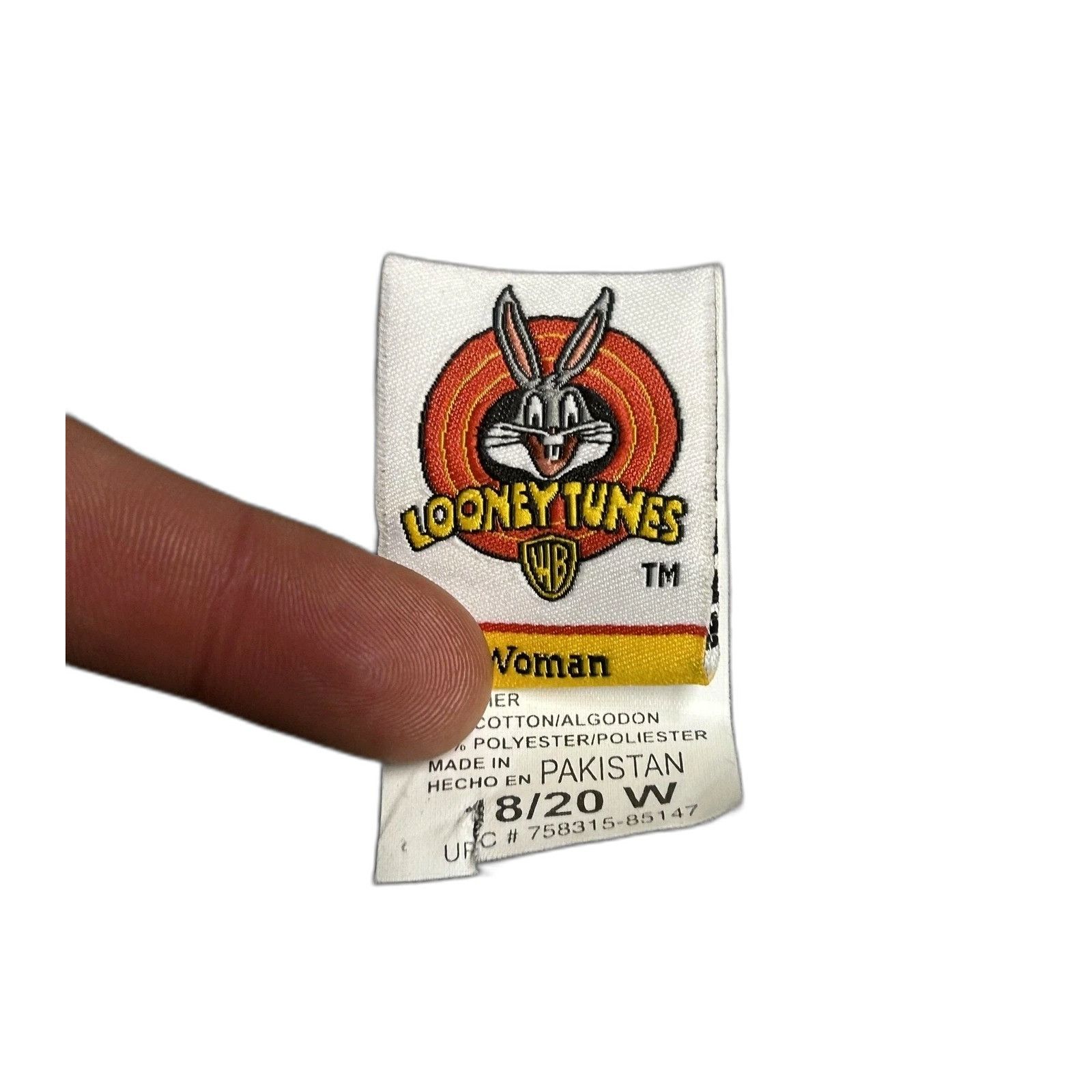 Warner Bros Vintage Warner Bros Looney Tunes Tweety Bird " I Wuv to Shop Size US XL / EU 56 / 4 - 5 Thumbnail
