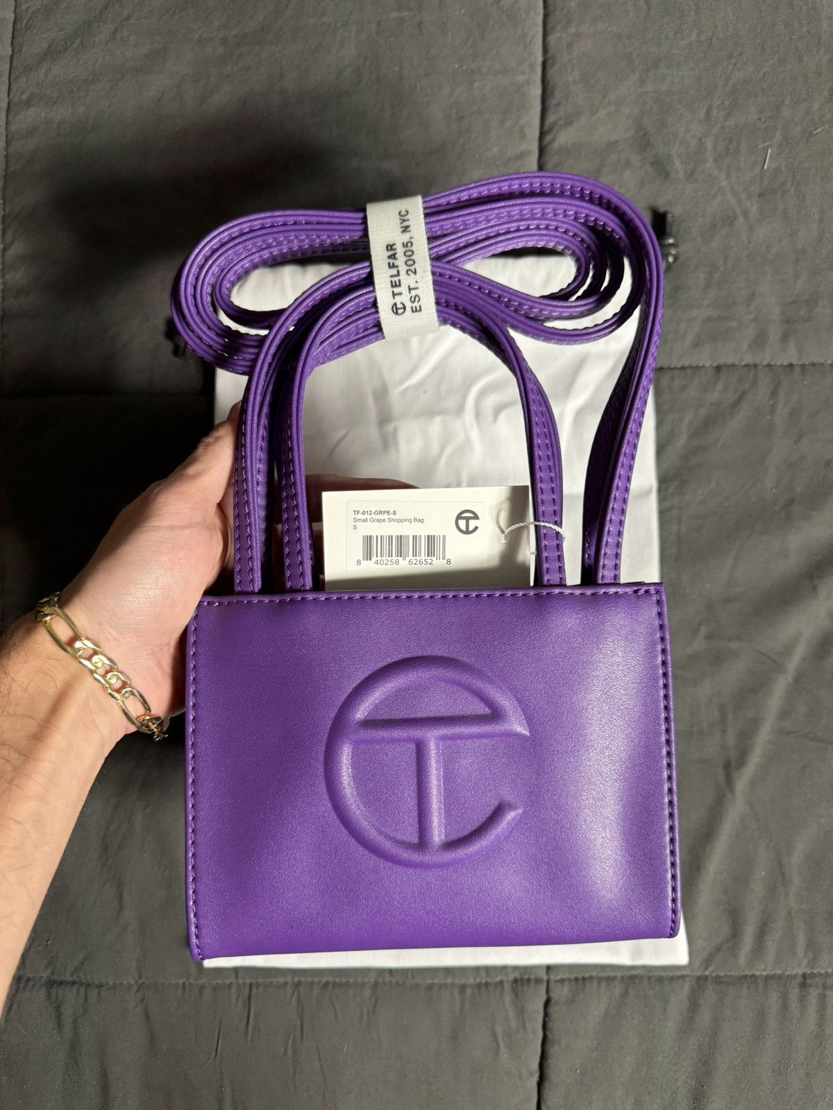 Telfar Telfar Small Grape Shopping Bag Size ONE SIZE - 1 Thumbnail