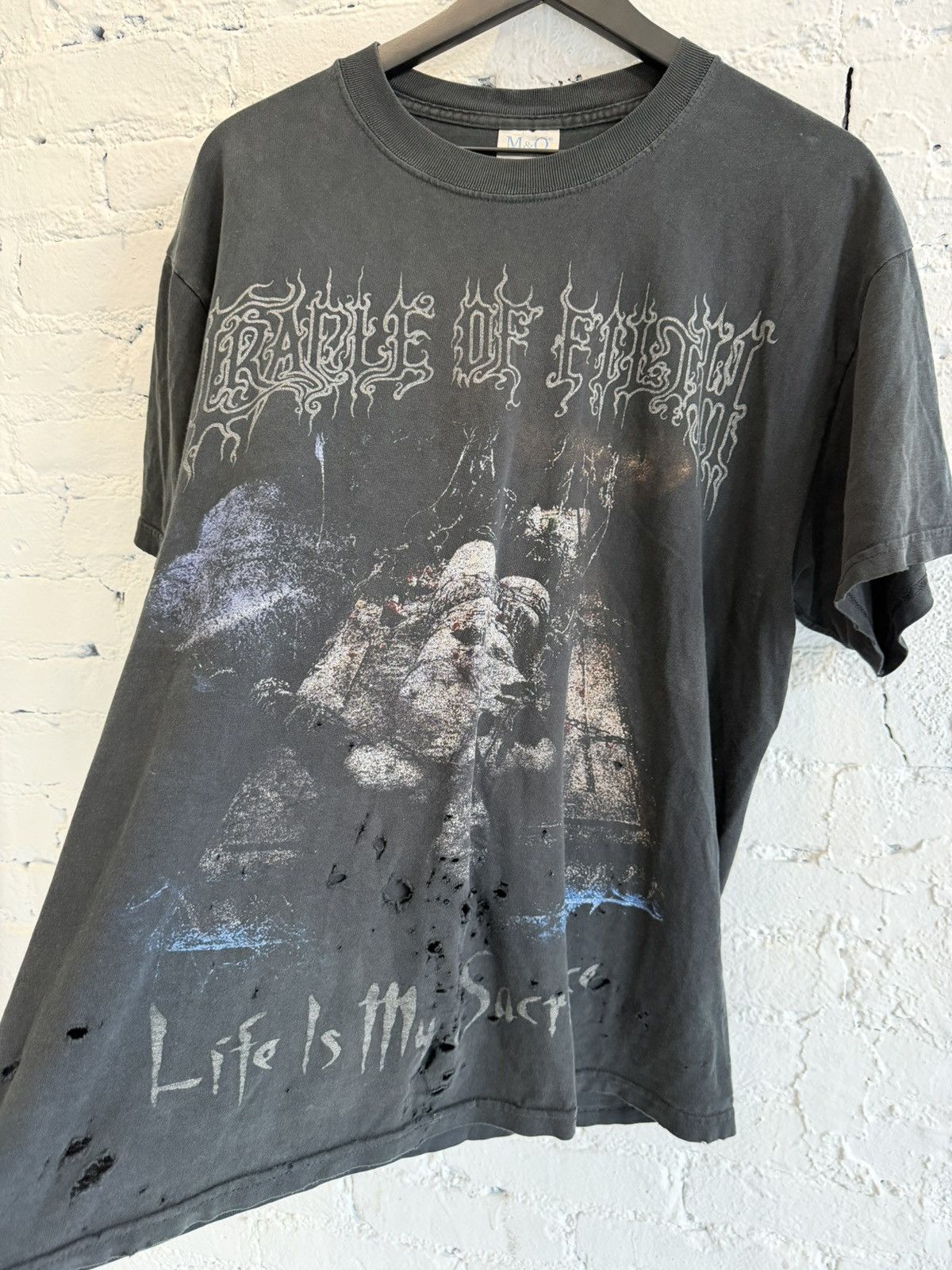 Vintage 2000s CRADLE OF FILTH ‘LIFE IS MY SACRIFICE’ TEE Size US L / EU 52-54 / 3 - 2 Thumbnail
