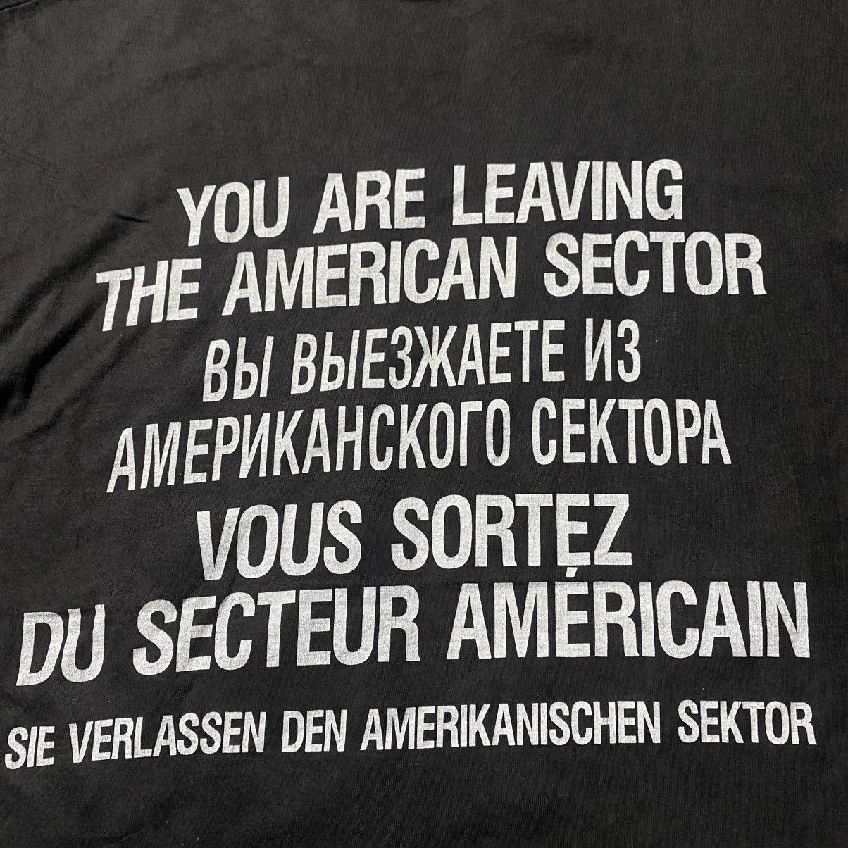 Band Tees Rare Vintage 80's Berlin West Sectors Pre Unified Tshirt Size US M / EU 48-50 / 2 - 6 Thumbnail