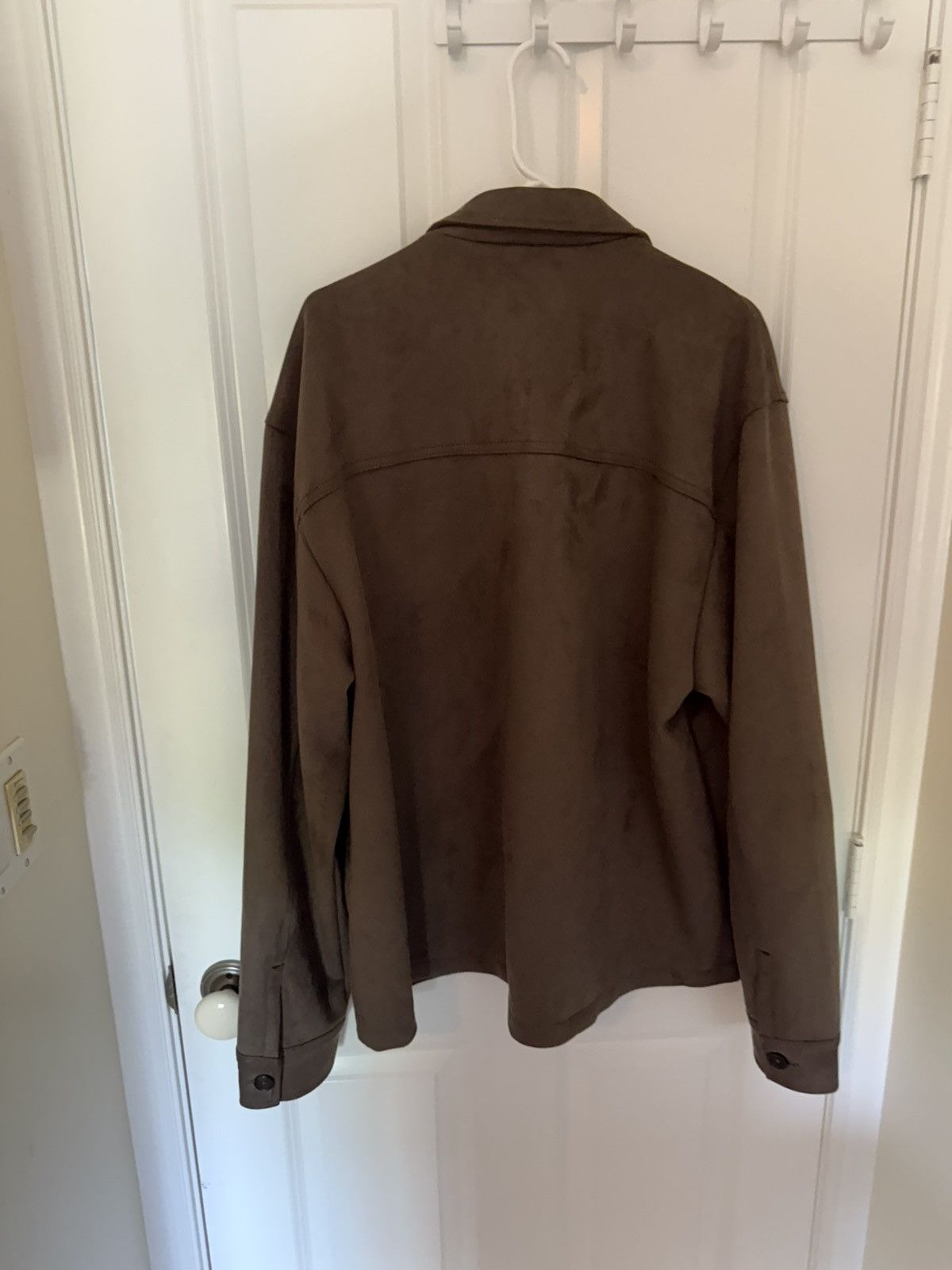 Abercrombie & Fitch Abercrombie Suede Utility Jacket Size US XXL / EU 58 / 5 - 3 Thumbnail