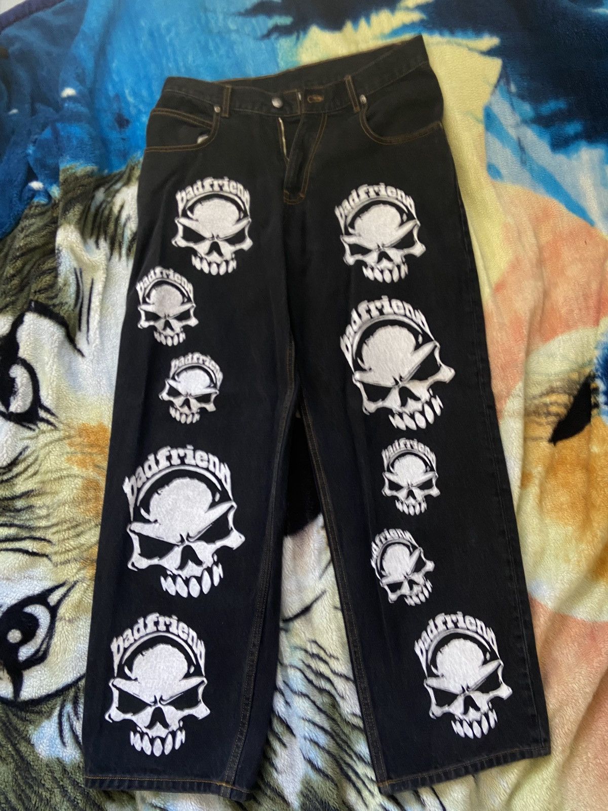 Badfriend Badfriend skull pants Size US 30 / EU 46 - 2 Thumbnail