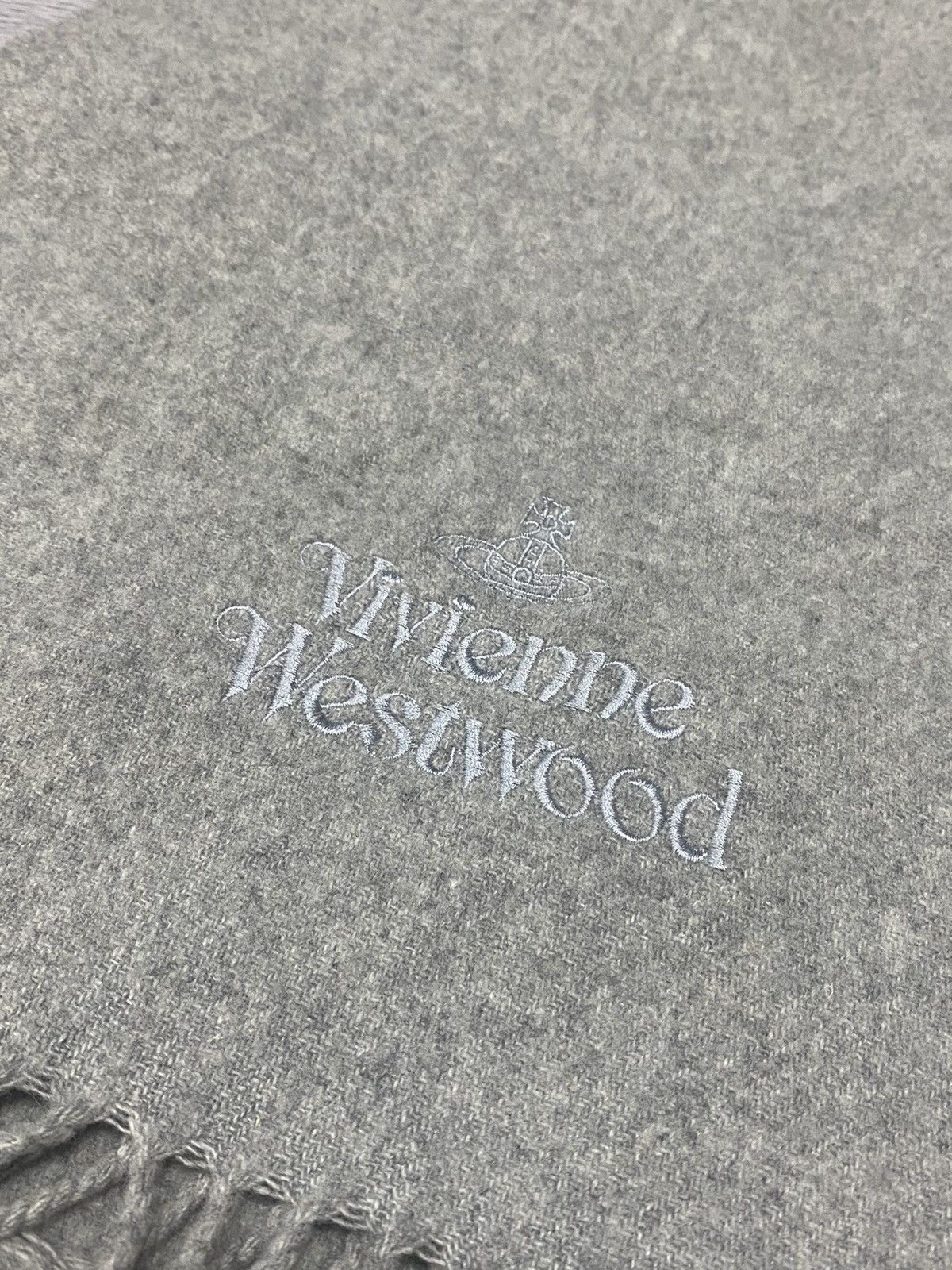 Vivienne Westwood Vivienne Westwood wool scarf big logo Size ONE SIZE - 2 Thumbnail