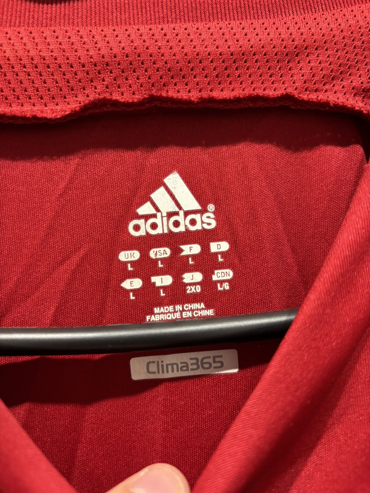 Adidas Denmark 08 Home Kit footballjersey Soccer Jersey Size US L / EU 52-54 / 3 - 2 Thumbnail