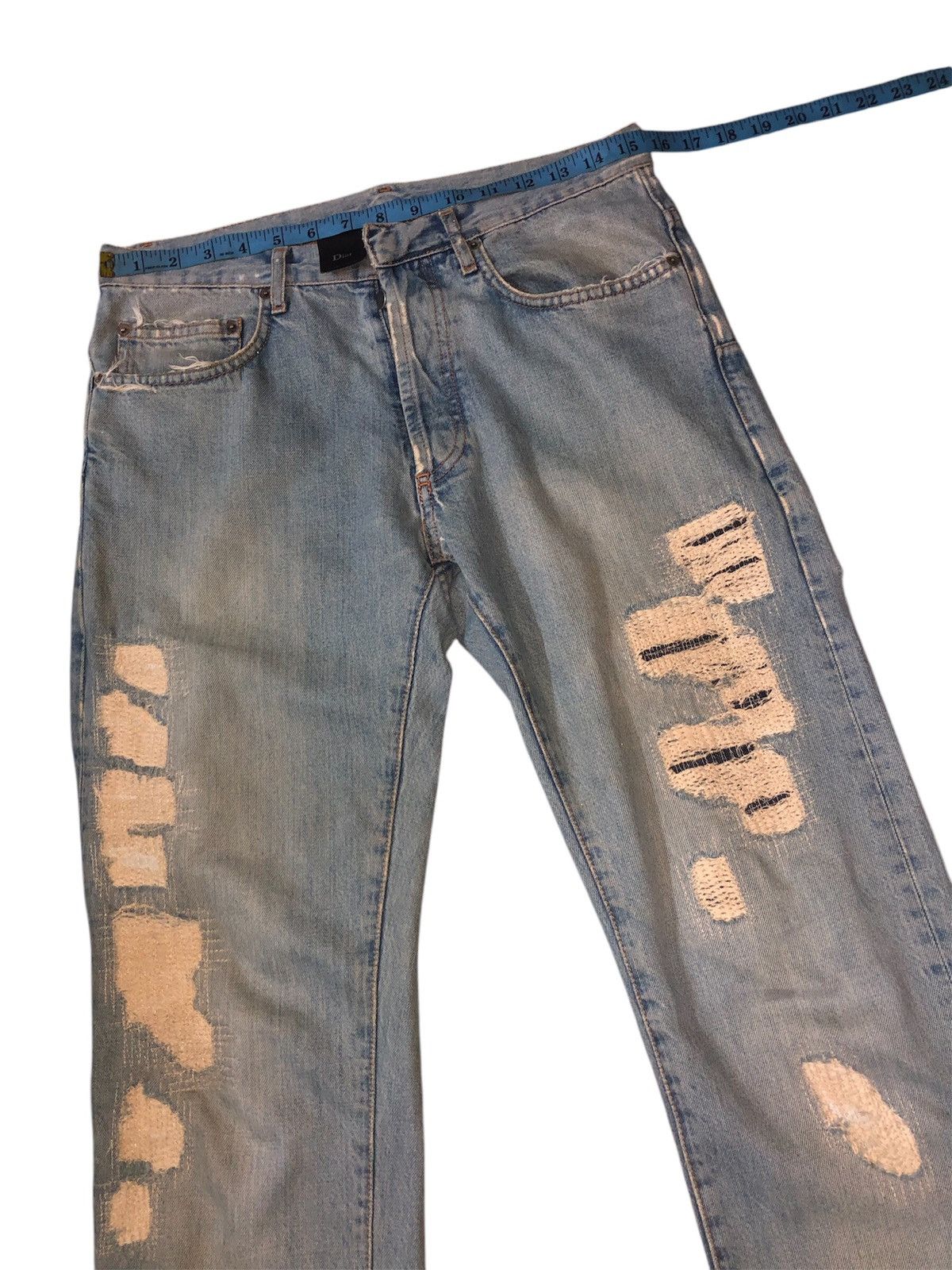 Dior × Hedi Slimane Vintage Dior Denim Jeans Size US 30 / EU 46 - 12 Thumbnail