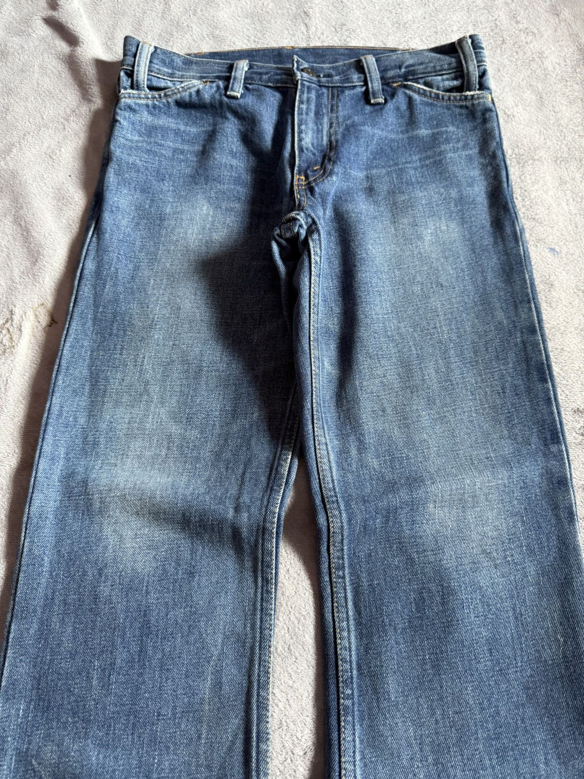 Levi's × TAION × Vintage Vintage LEVIS Big E 646 Flared Bootcut Talon Zipper Jeans Size US 30 / EU 46 - 3 Thumbnail