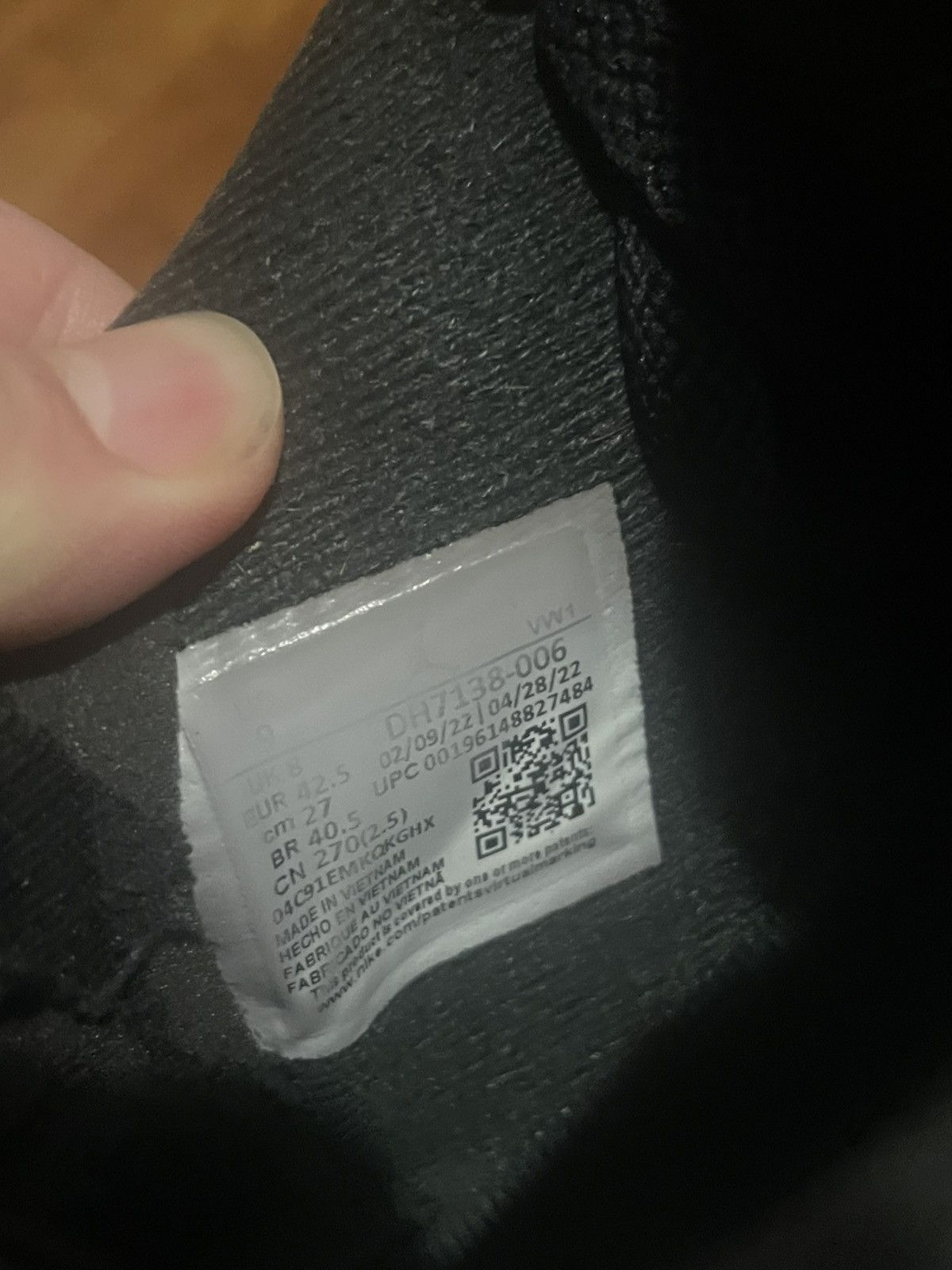 Jordan Brand Air Jordan 4 Black Canvas Size US 9 / EU 42 - 15 Thumbnail