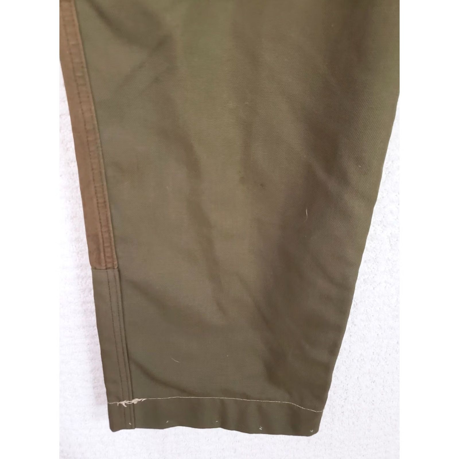 Vintage VINTAGE LL Bean Upland Brush Guard Hunting Pants Nylon Khaki Tan 34x25.5 USA Made 5-Pocket Mens Regular Straight Machine Washable Size US 34 / EU 50 - 7 Thumbnail