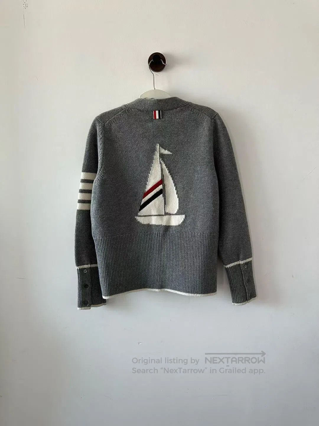 Thom Browne Thom Browne Yachting Wool Cardigan| Size S / US 4 / IT 40 - 2 Thumbnail