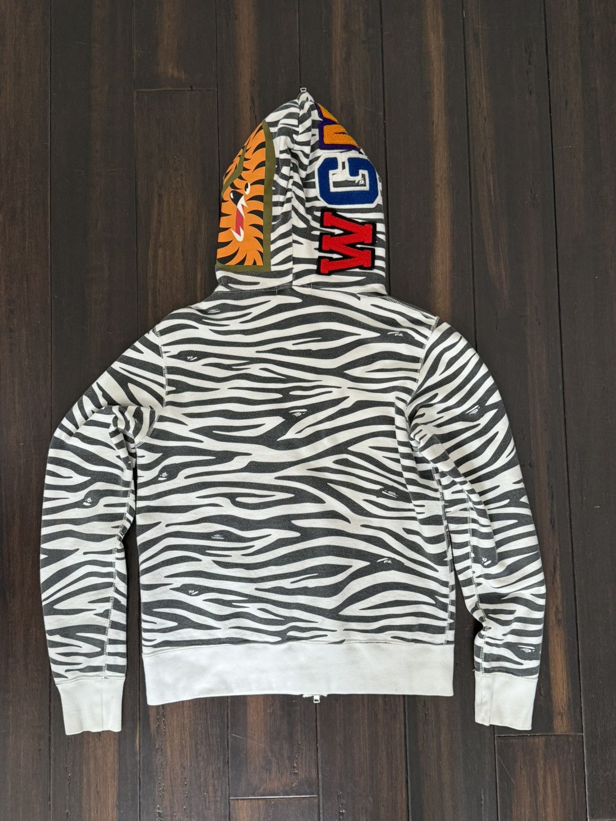 Bape Zebra Camo Shark Full Zip Hoodie Size US M / EU 48-50 / 2 - 2 Thumbnail