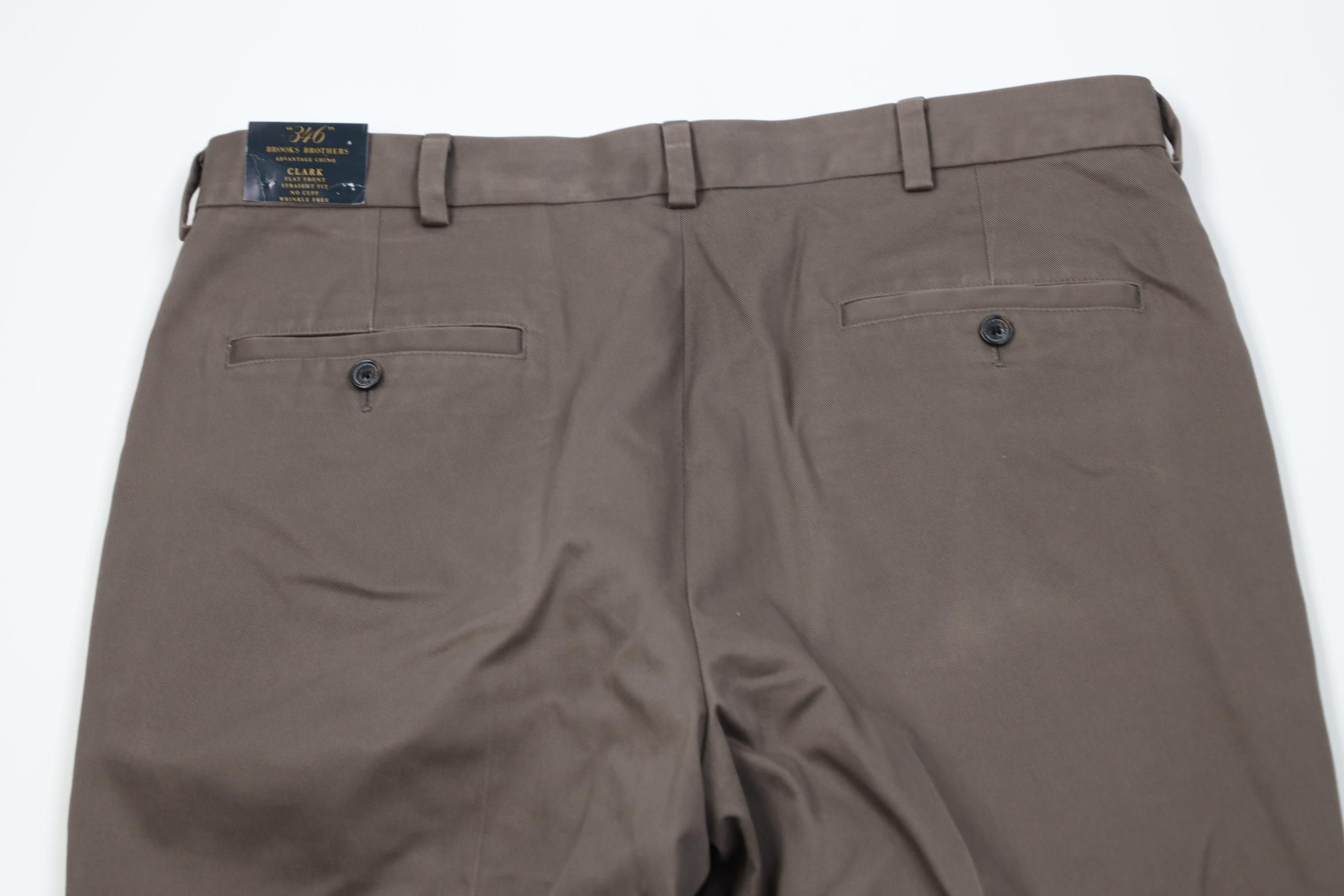 Brooks Brothers Deadstock Vintage Brooks Brothers Advantage Chino Pants Gray Size US 37 - 10 Thumbnail