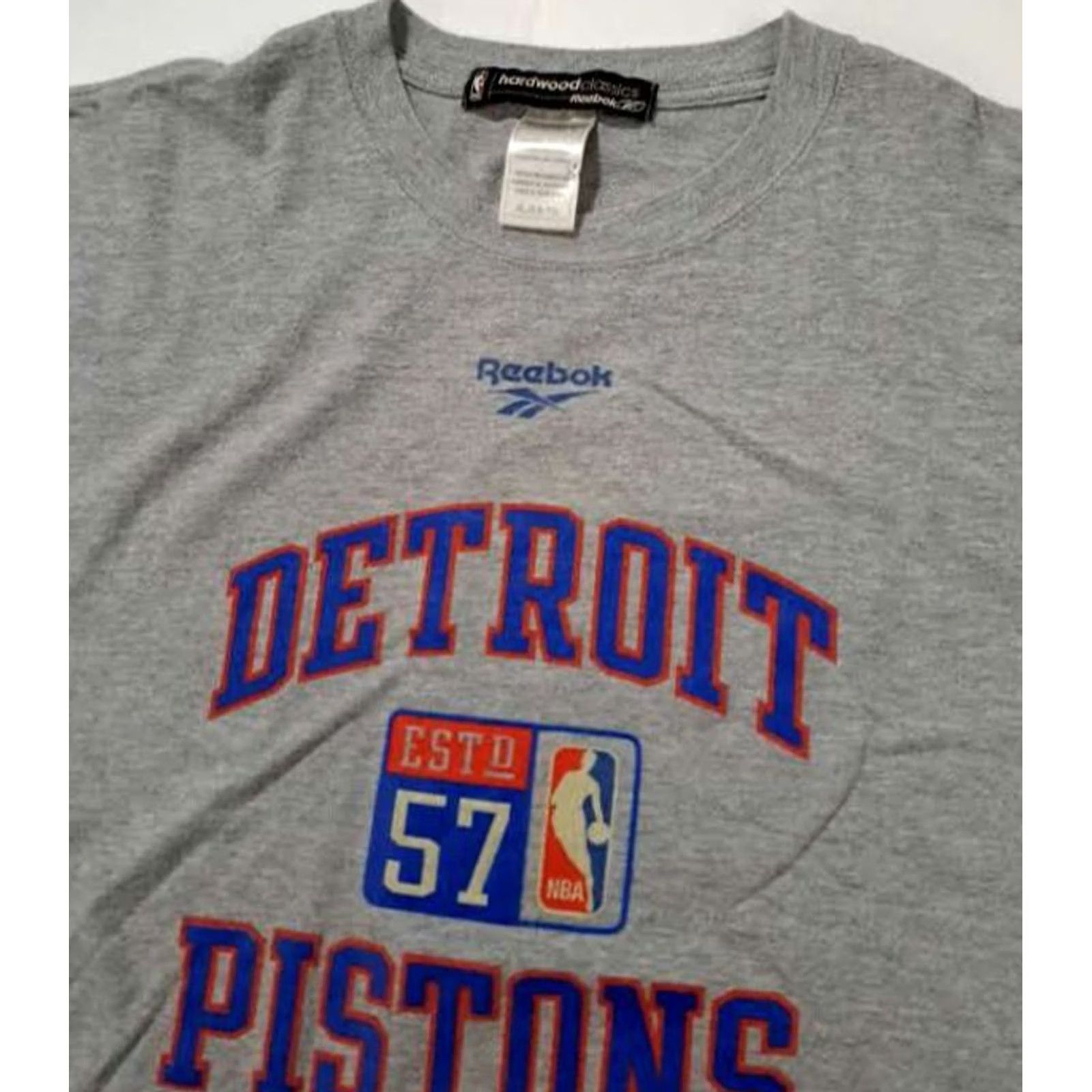 Reebok Vintage Detroit Pistons Basketball Shirt XL Reebok Hardwood Classic Size US XL / EU 56 / 4 - 3 Thumbnail
