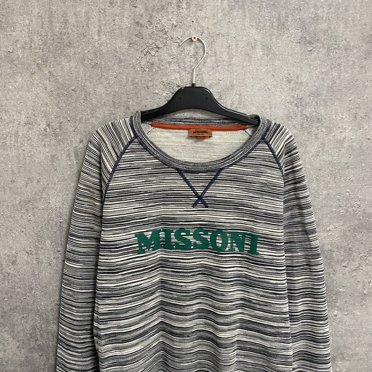 Missoni Missoni Striped Sweatshirt Big Logo Size US M / EU 48-50 / 2 - 4 Thumbnail