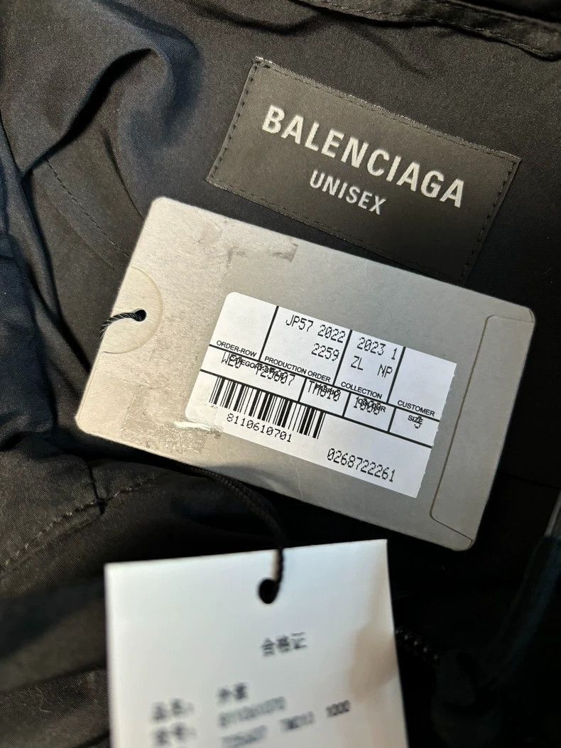 Balenciaga Balenciaga Balenciaga Archive Logo Print Hooded Jacket-250 Size US S / EU 44-46 / 1 - 3 Thumbnail