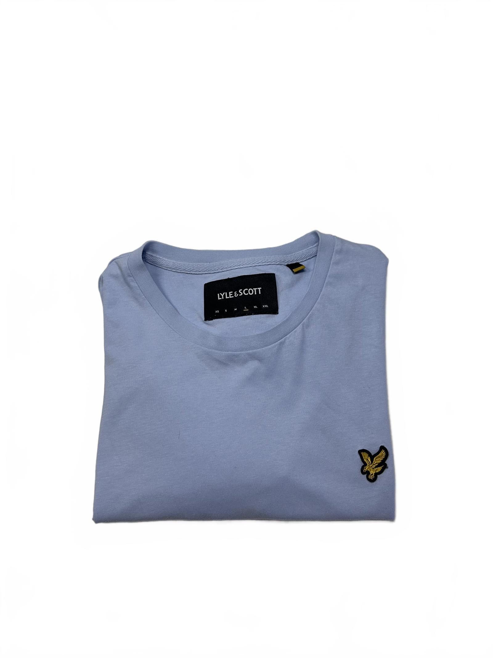 Lyle & Scott Lyle & Scott Light Blue T-Shirt Size US L / EU 52-54 / 3 - 7 Thumbnail
