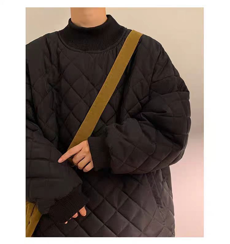 Japanese Brand × Vintage Black utility mock neck quilted padded top puffer Size US M / EU 48-50 / 2 - 3 Thumbnail