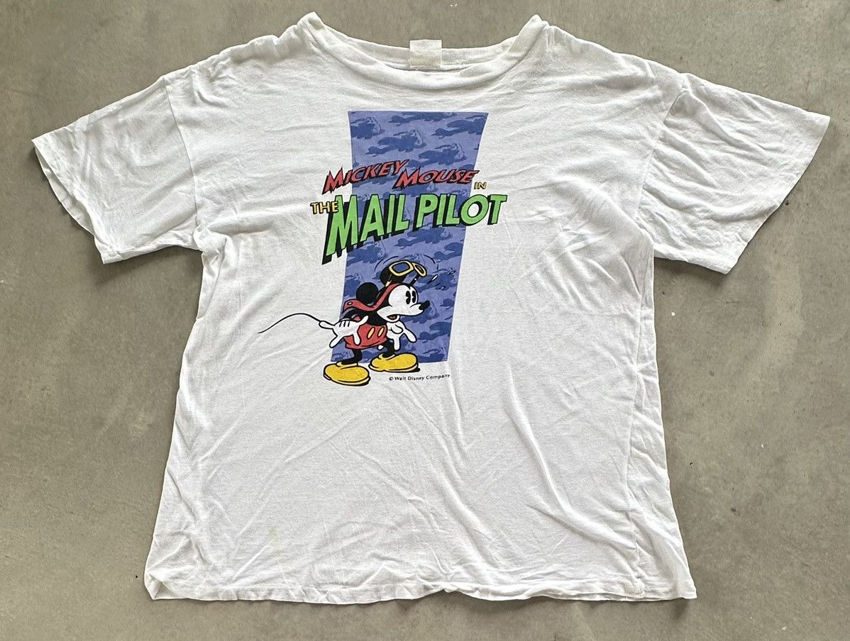 Disney VINTAGE MICKEY MOUSE WALT DISNEY PAPERTHIN 90S TEE Size US M / EU 48-50 / 2 - 1 Thumbnail