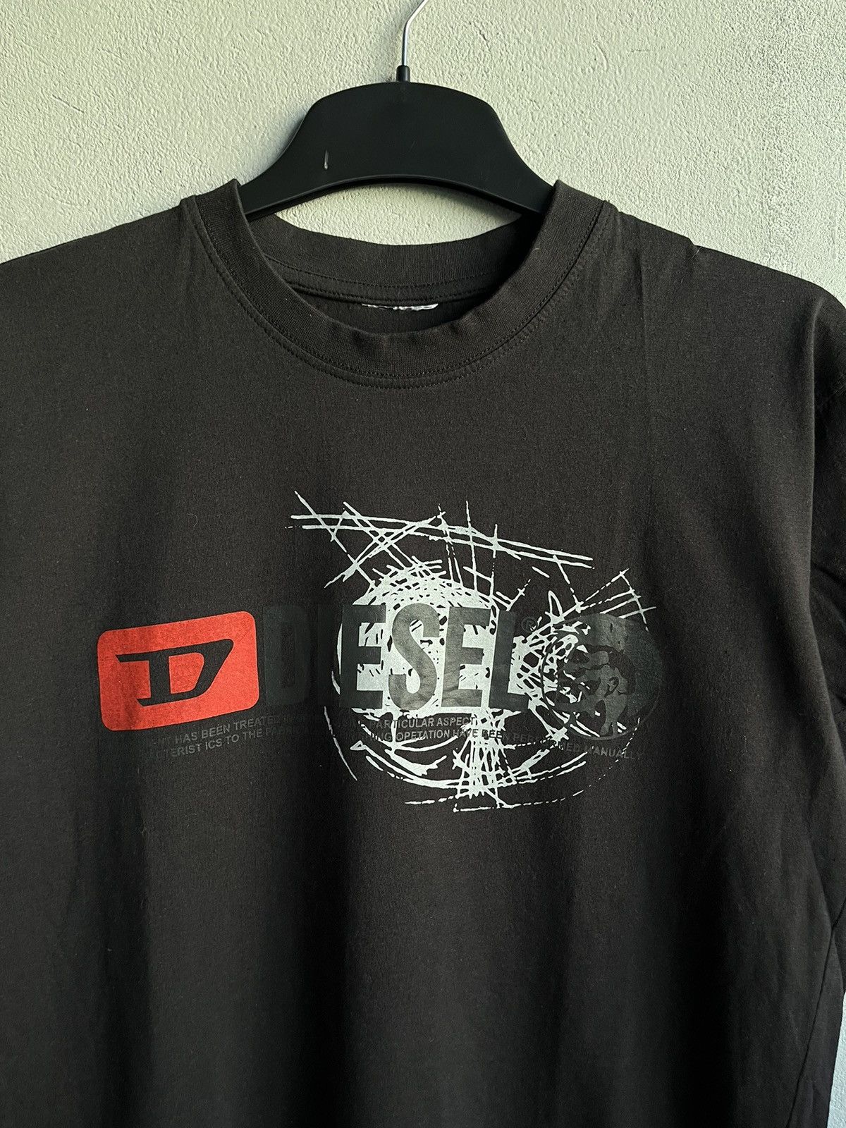 Diesel Vintage Diesel Big Print T-shirt Y2K Hype Streetwear Size S Size US S / EU 44-46 / 1 - 2 Thumbnail