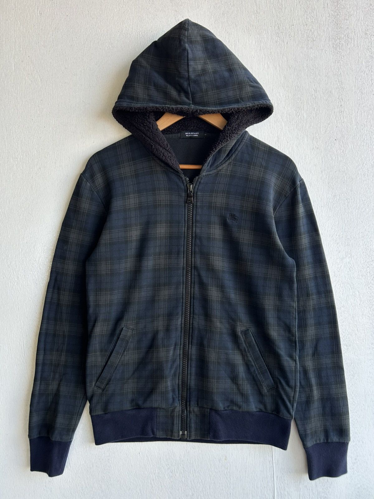 Burberry Vintage Burberry Hooded Jacket Nova Check Plaid Lined Size US S / EU 44-46 / 1 - 1 Thumbnail