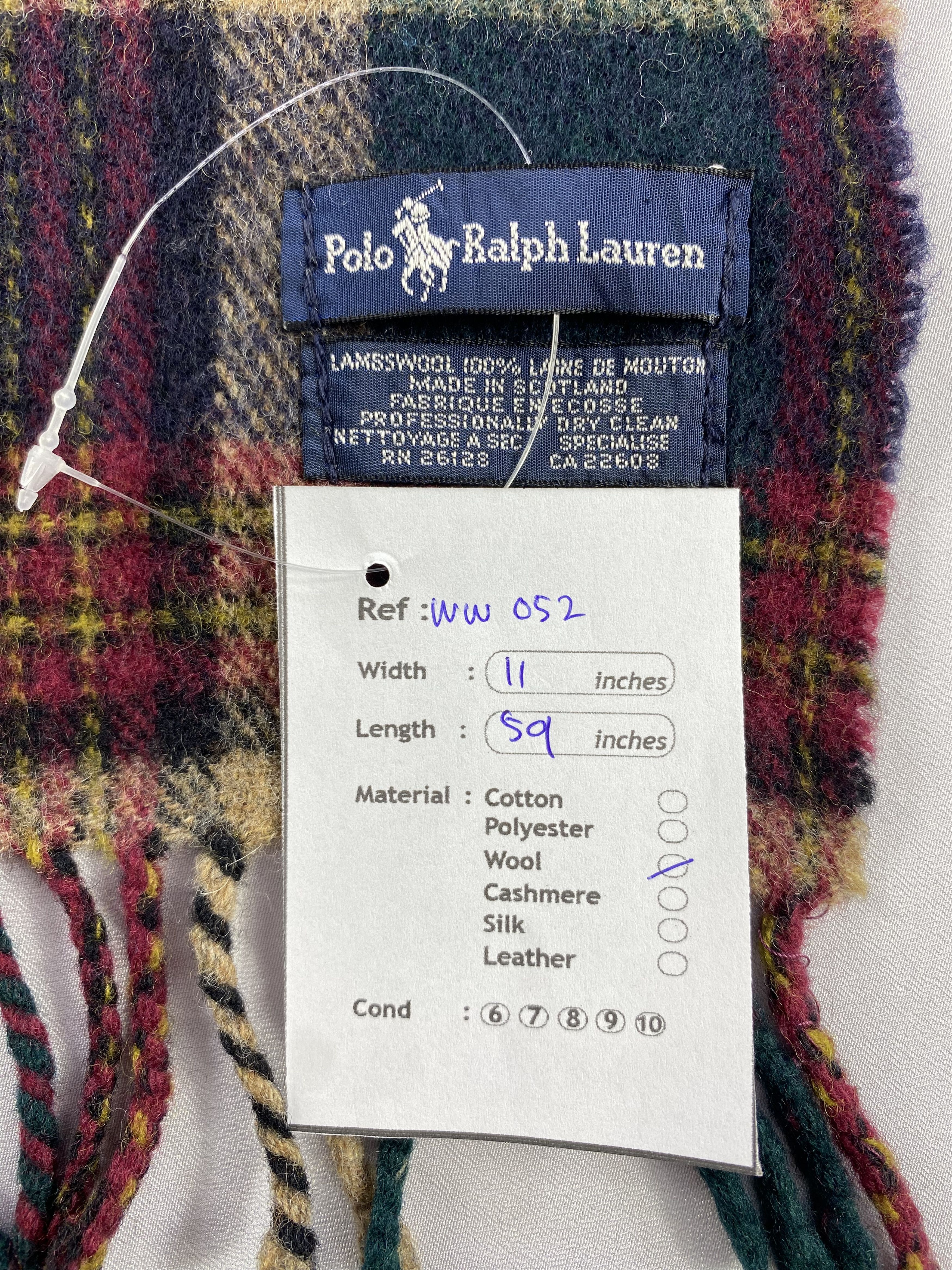 Polo Ralph Lauren × Vintage Polo Ralph Lauren Scarf / Muffler / Neckwear Size ONE SIZE - 8 Thumbnail