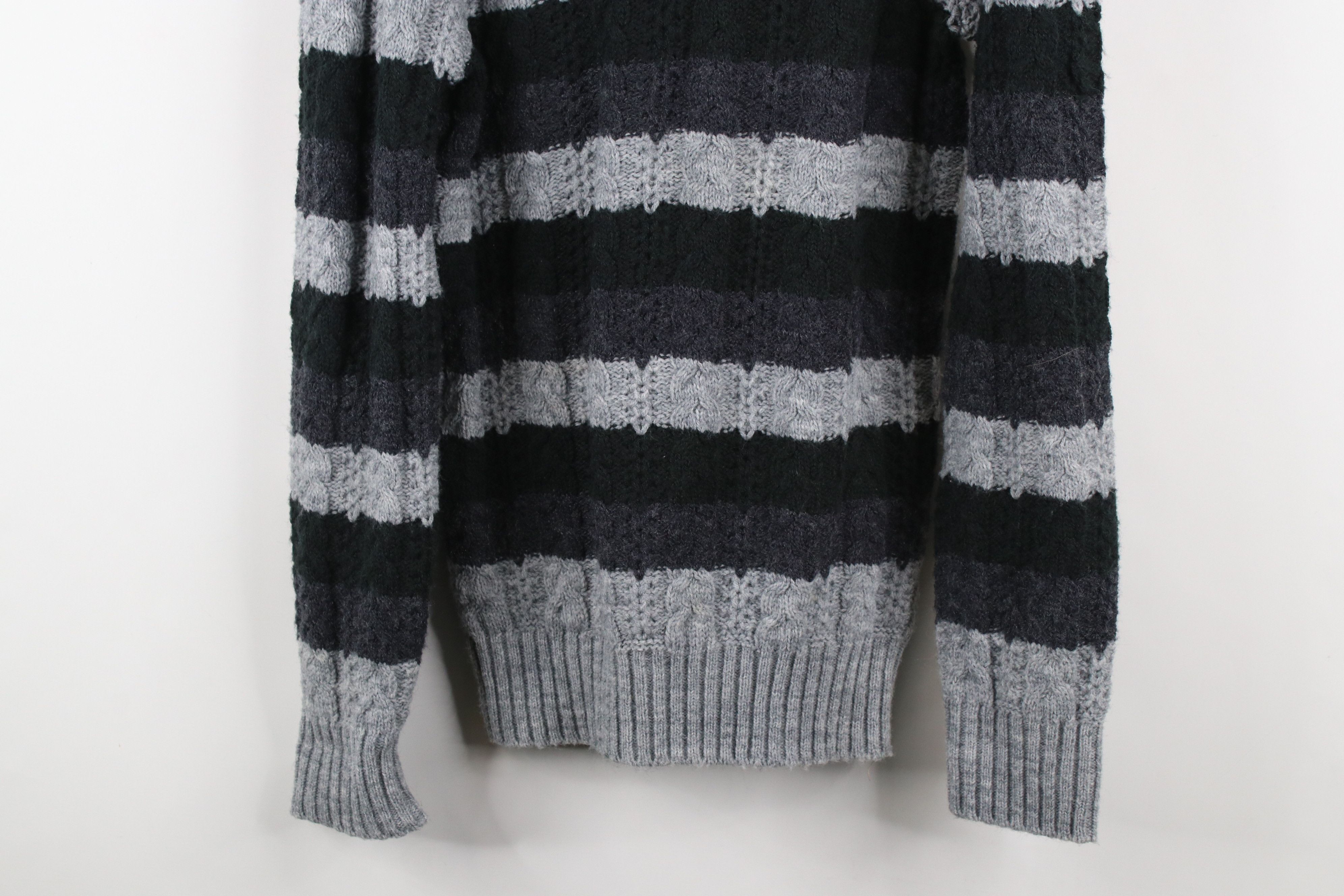 Vintage Vintage 70s Streetwear Block Chunky Cable Knit Sweater USA Size US M / EU 48-50 / 2 - 9 Thumbnail