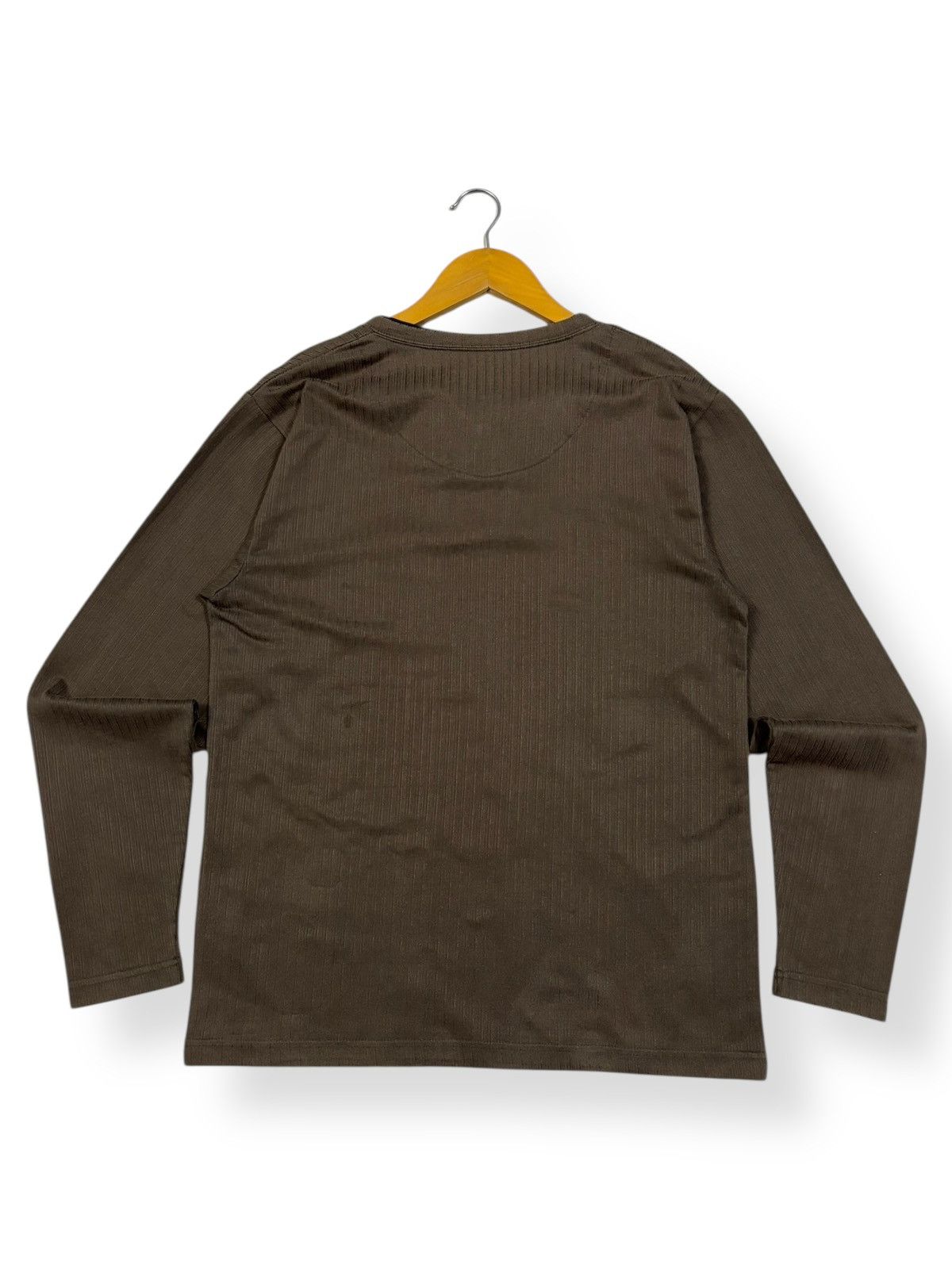Vintage Vintage Japanese Brand Famock Ribbed Long Sleeve Henley Tees Size US M / EU 48-50 / 2 - 4 Thumbnail