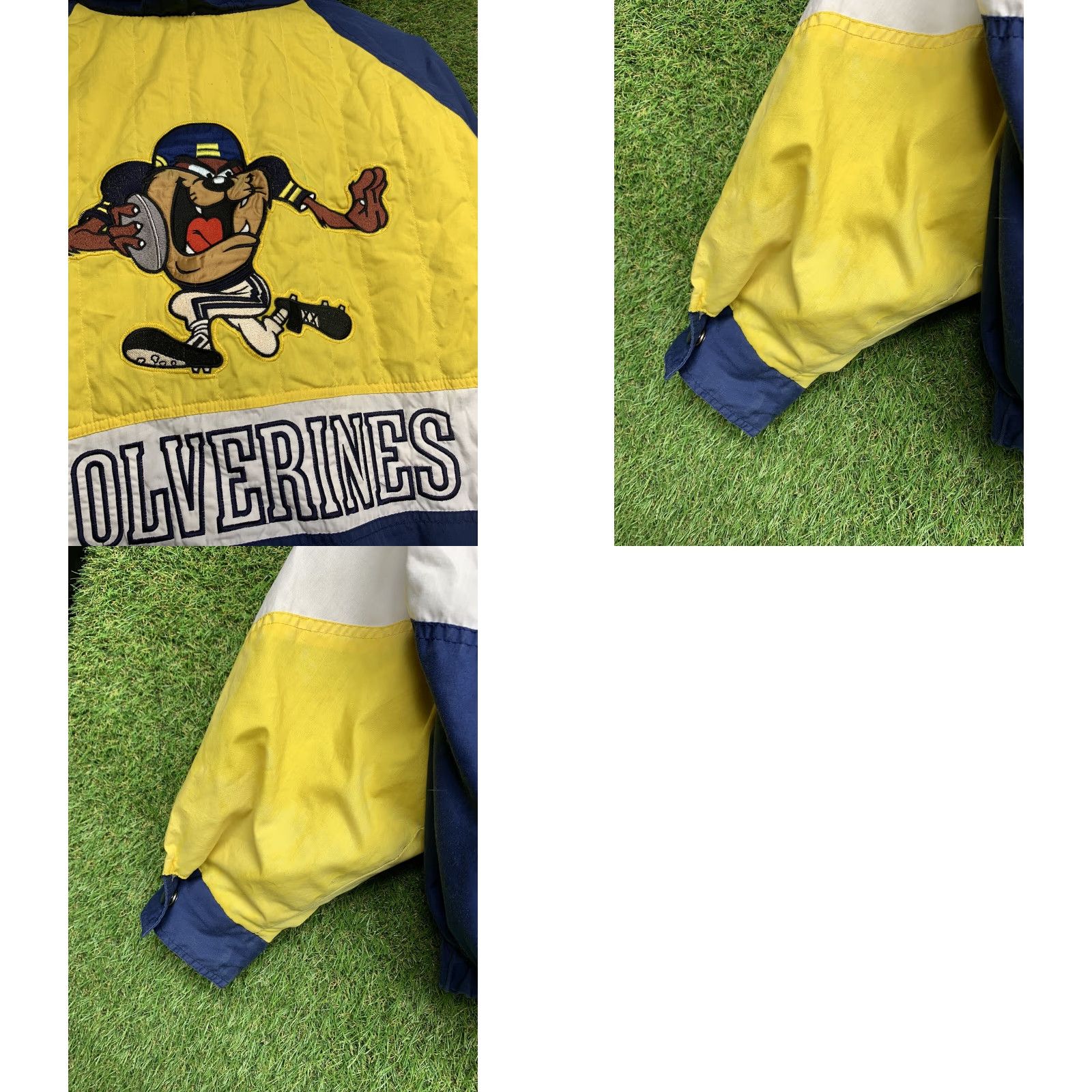 Starter VINTAGE Looney Tunes NFL Puffer Starter Jacket Mens XL Blue Size US XL / EU 56 / 4 - 10 Thumbnail