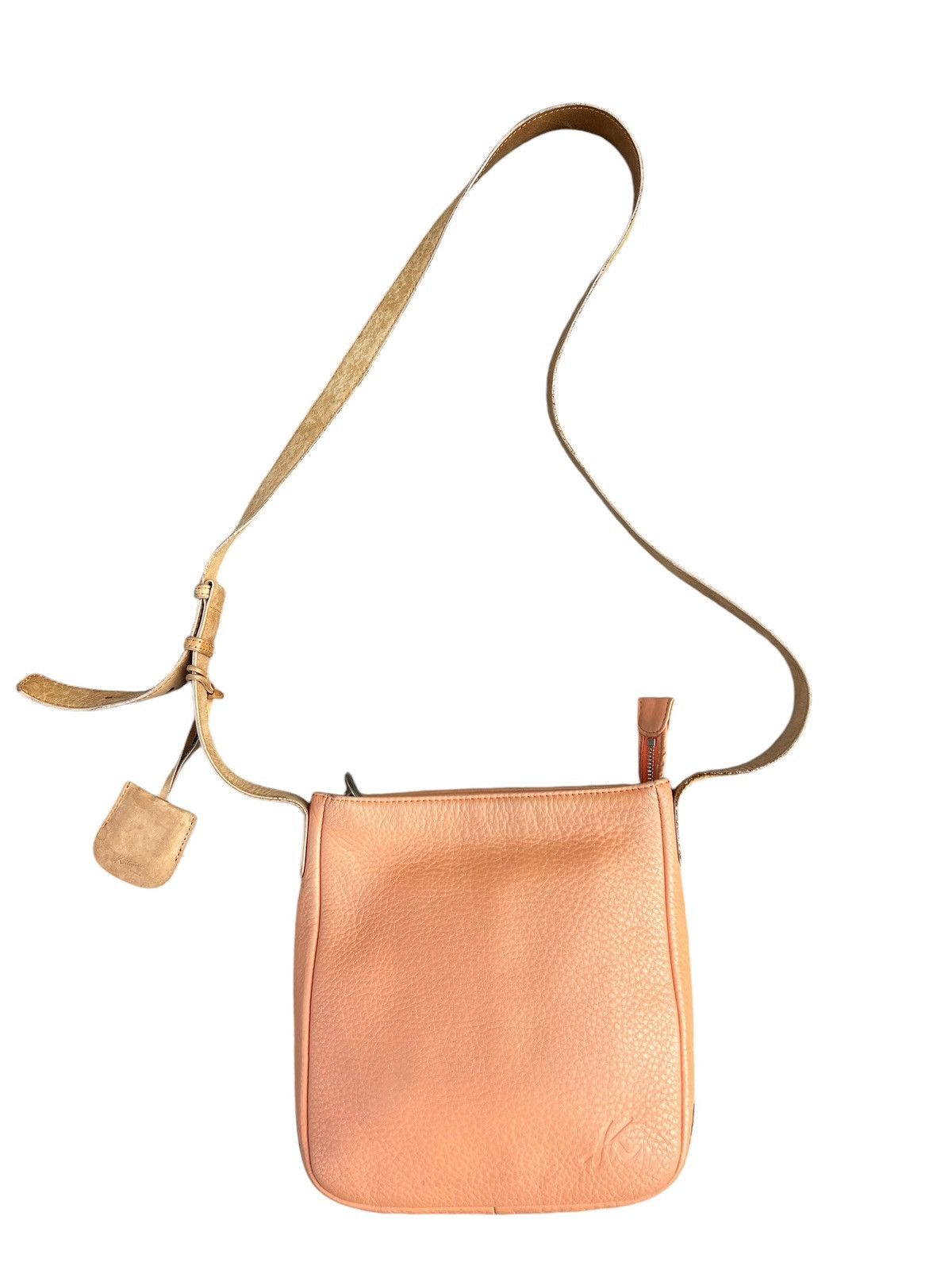 Leather Vintage Kitamura Japan Fade Muddy Patina Leather Bag Sling Size ONE SIZE - 7 Thumbnail